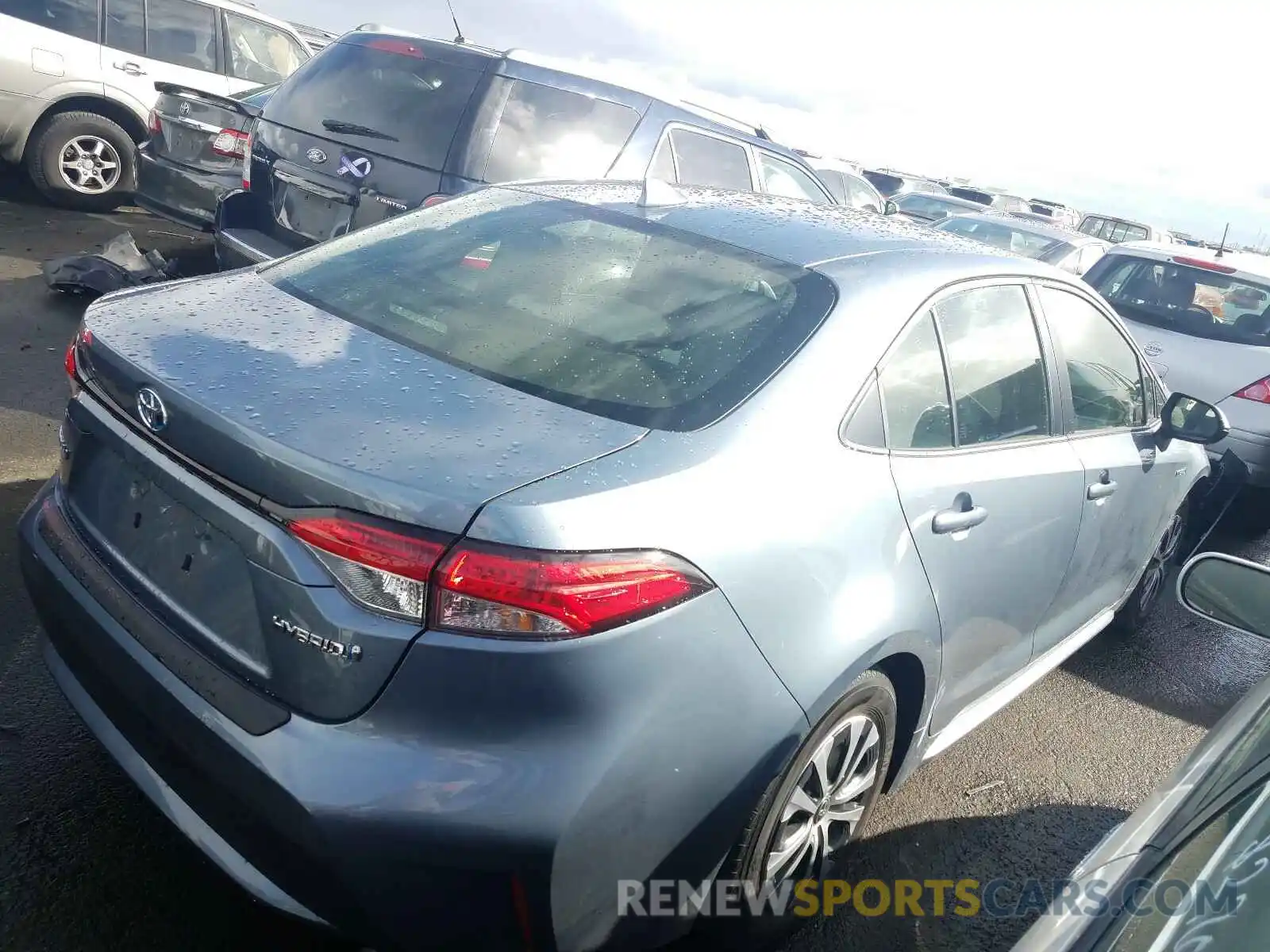 4 Photograph of a damaged car JTDEBRBE1LJ024142 TOYOTA COROLLA 2020