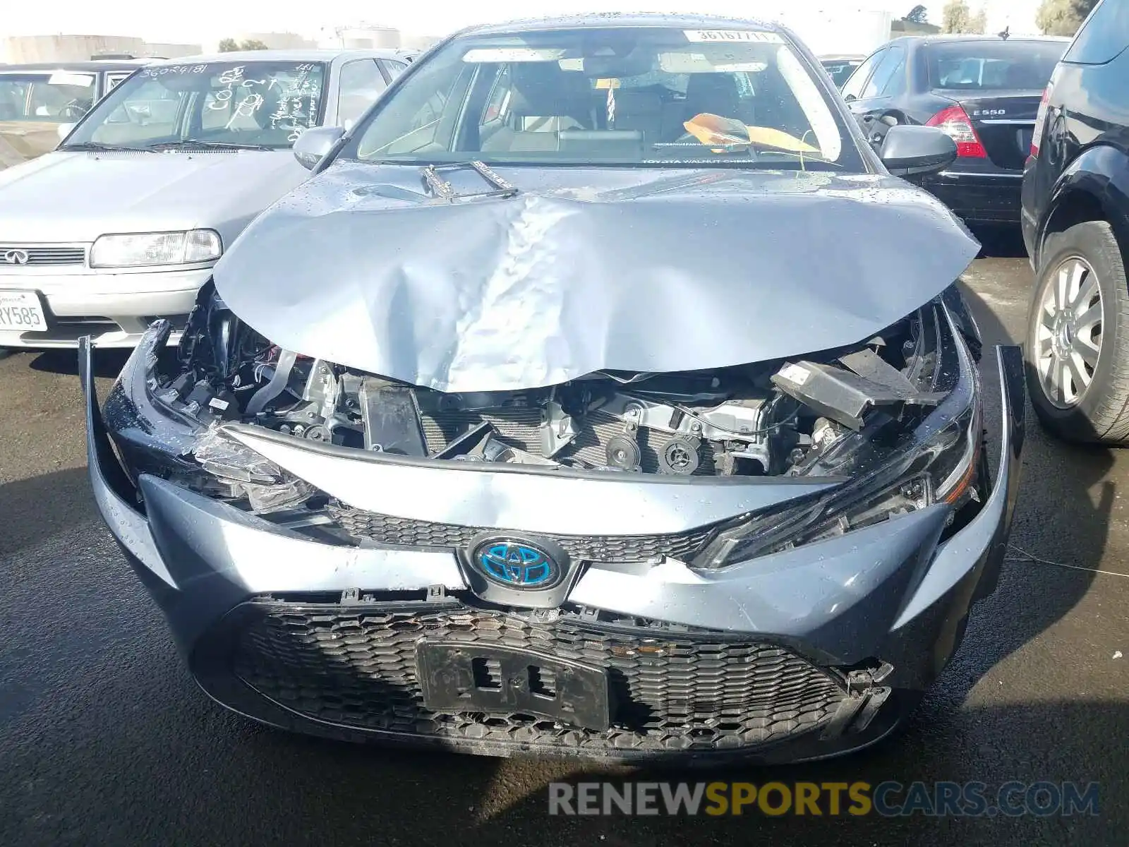 9 Photograph of a damaged car JTDEBRBE1LJ024142 TOYOTA COROLLA 2020