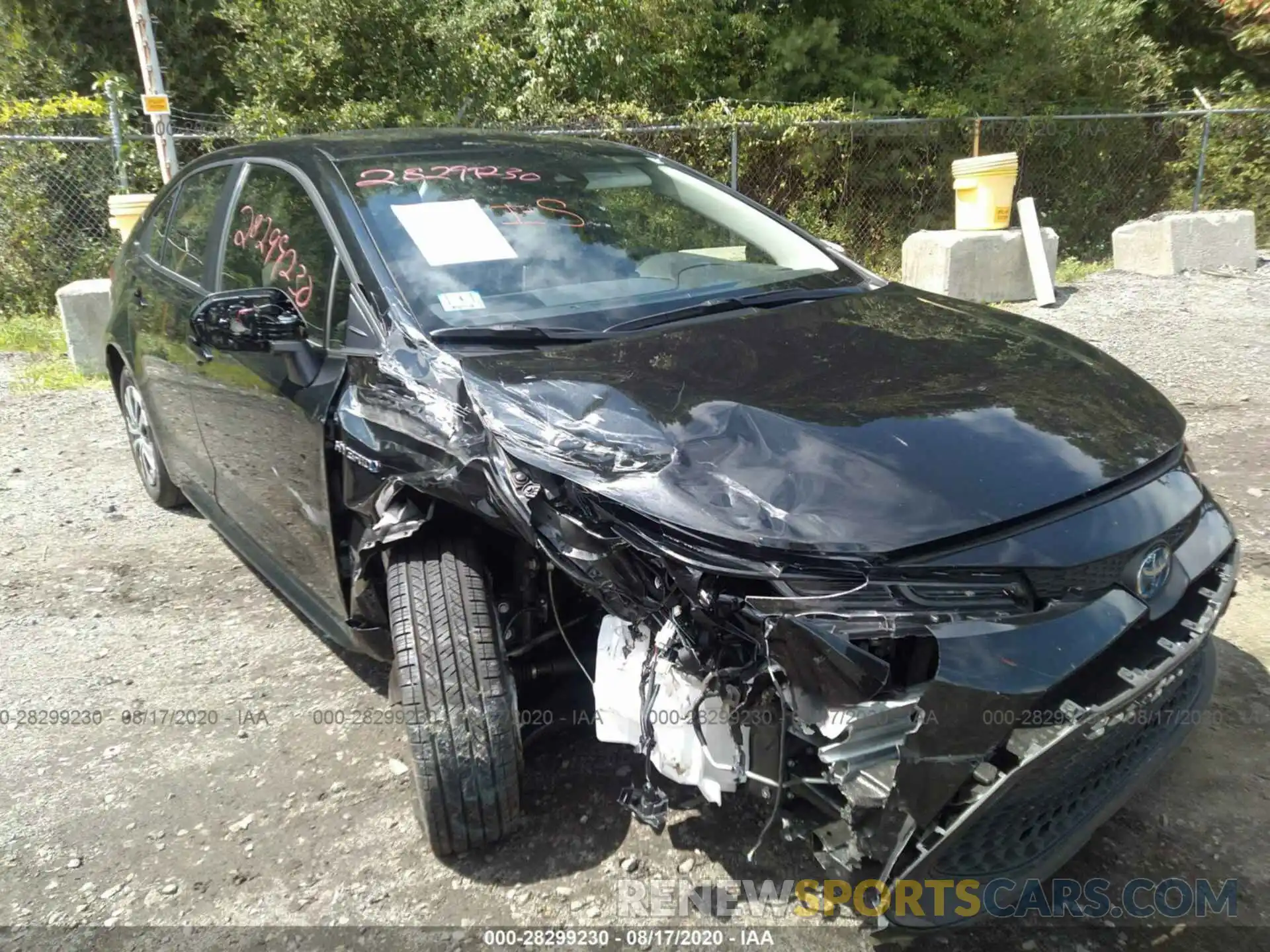 6 Photograph of a damaged car JTDEBRBE1LJ024688 TOYOTA COROLLA 2020