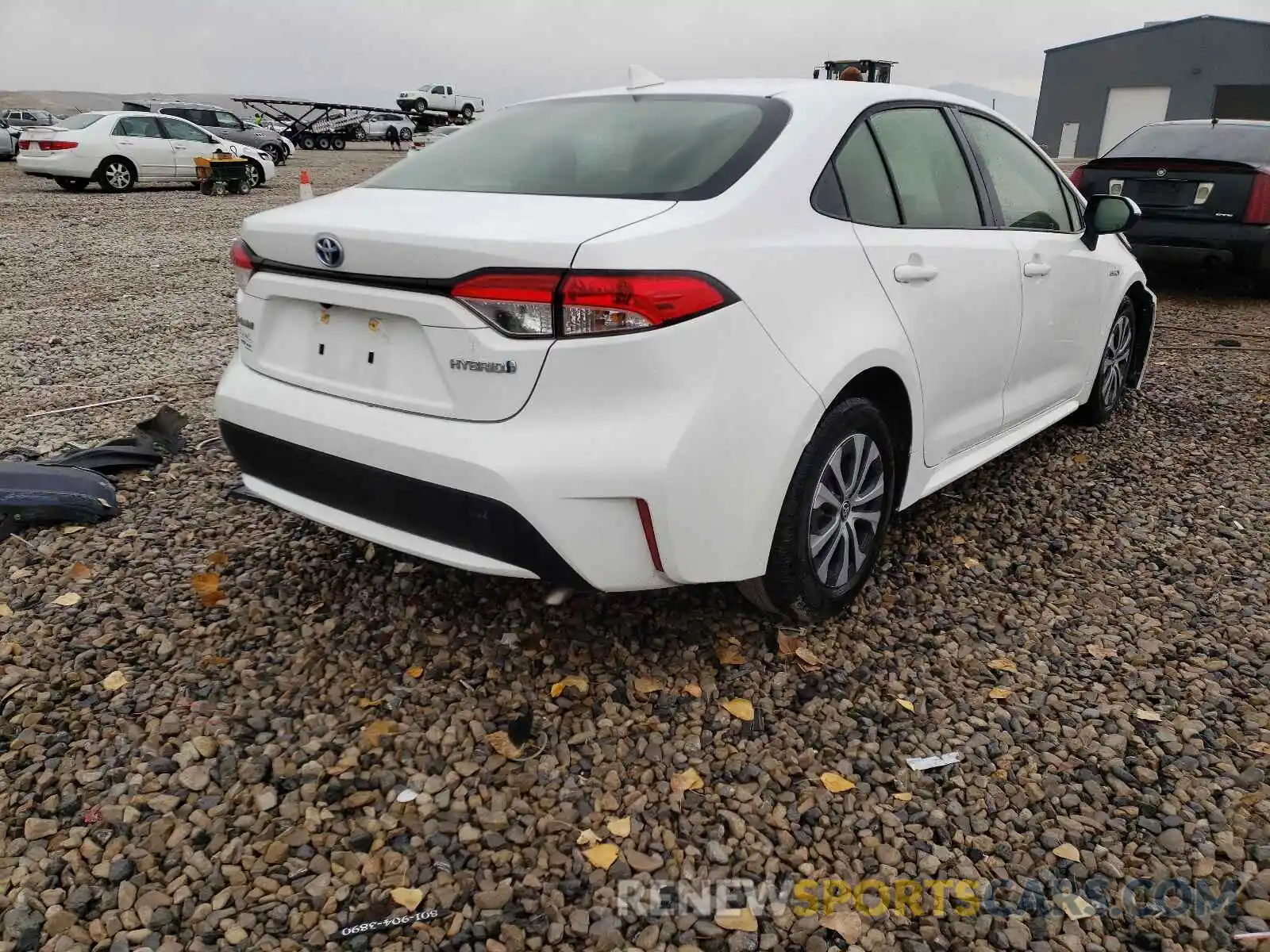 4 Photograph of a damaged car JTDEBRBE1LJ029423 TOYOTA COROLLA 2020