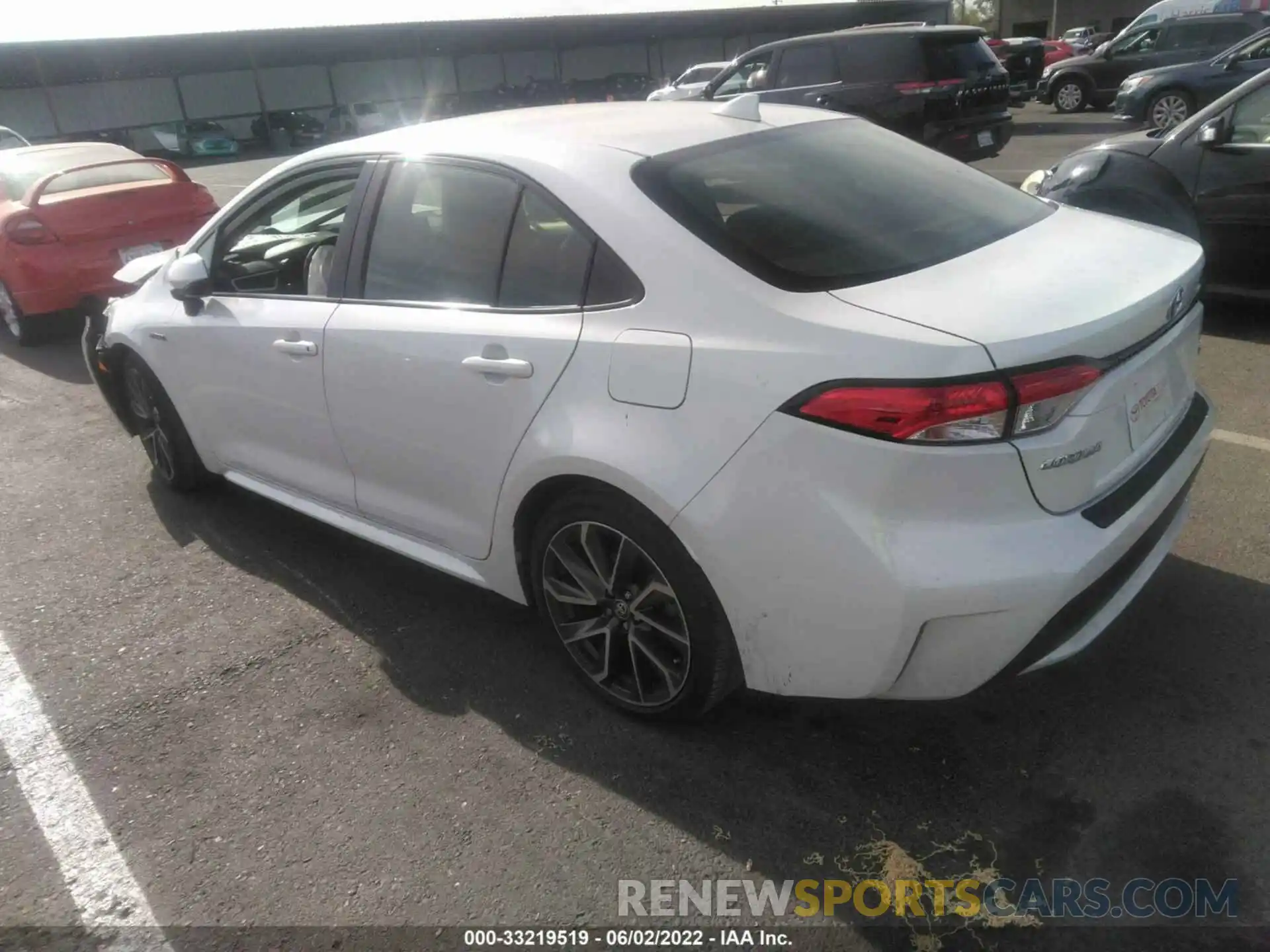 3 Photograph of a damaged car JTDEBRBE2LJ001159 TOYOTA COROLLA 2020