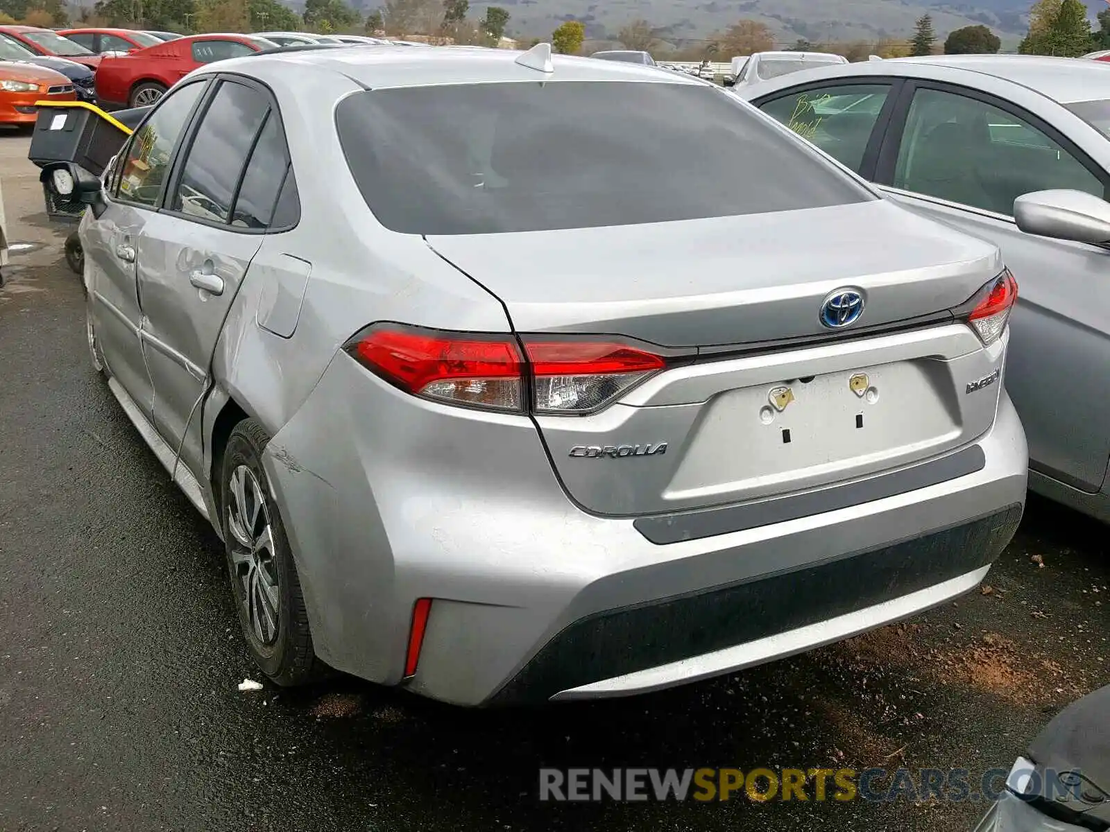 3 Photograph of a damaged car JTDEBRBE2LJ001856 TOYOTA COROLLA 2020