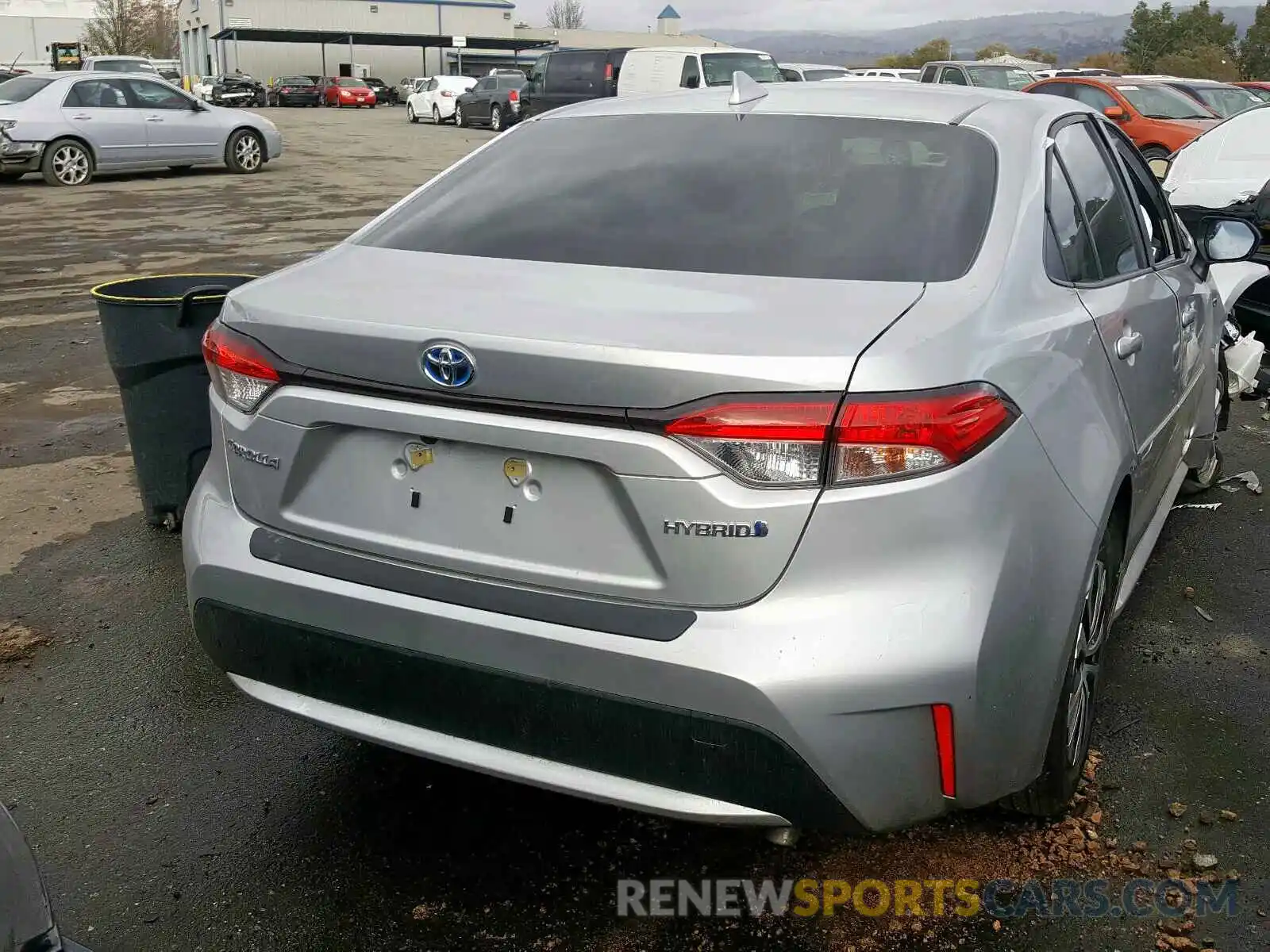 4 Photograph of a damaged car JTDEBRBE2LJ001856 TOYOTA COROLLA 2020