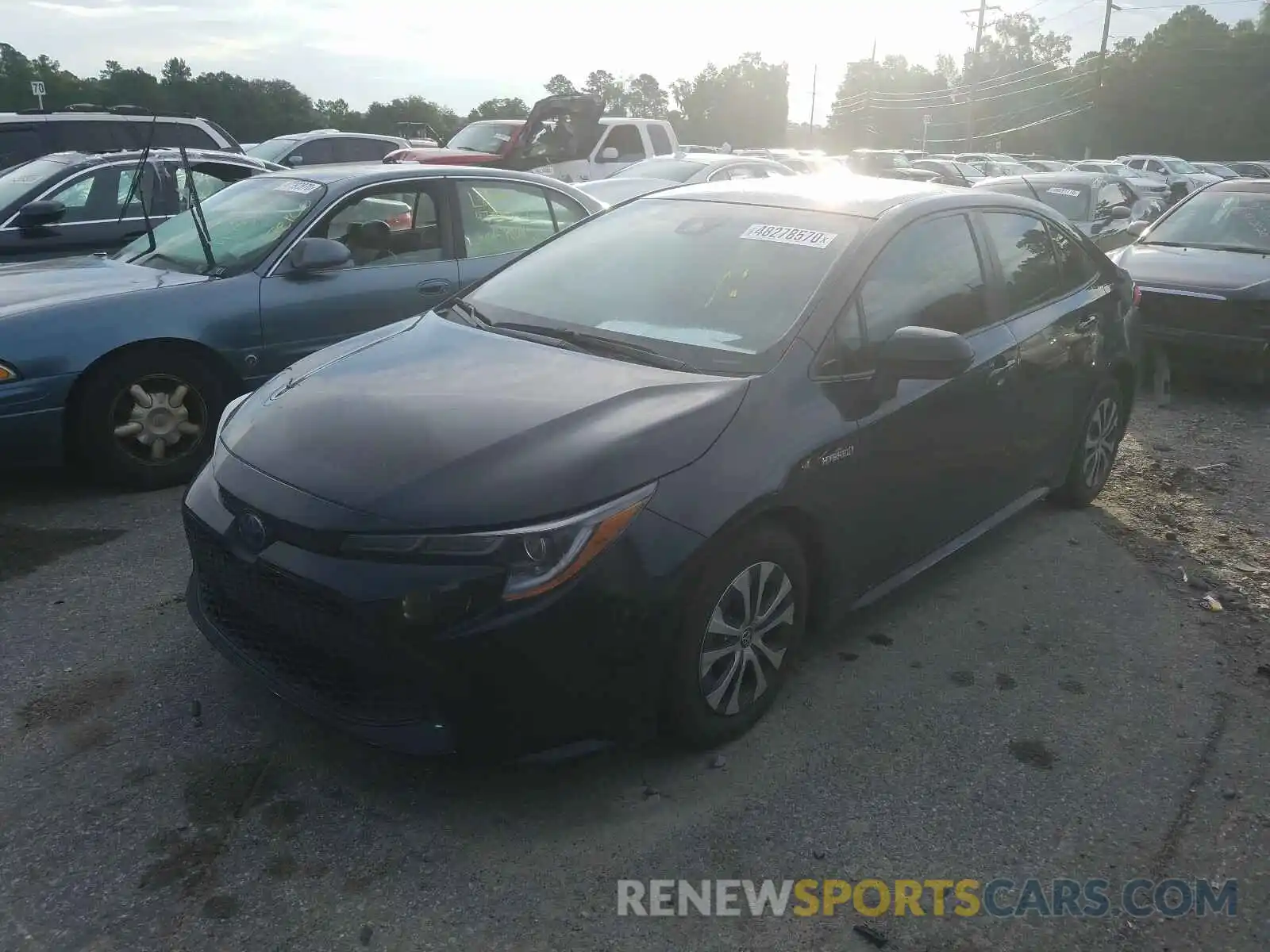 2 Photograph of a damaged car JTDEBRBE2LJ001906 TOYOTA COROLLA 2020