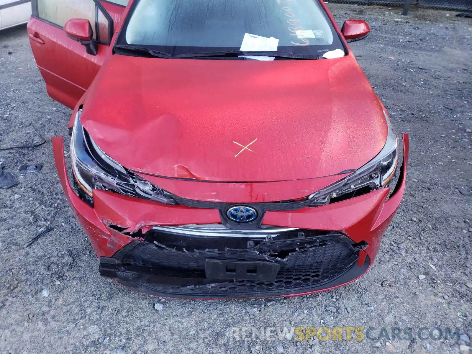 7 Photograph of a damaged car JTDEBRBE2LJ001937 TOYOTA COROLLA 2020