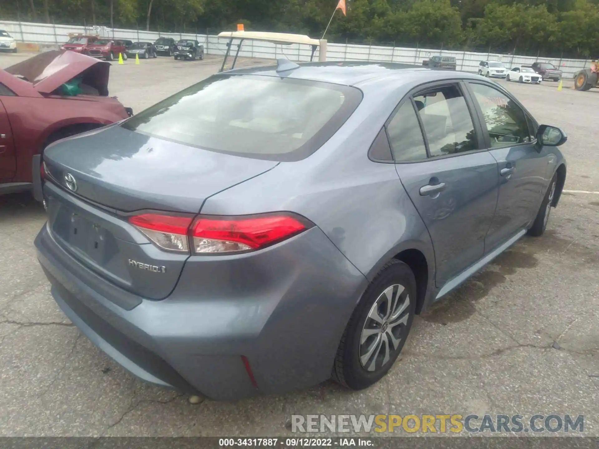 4 Photograph of a damaged car JTDEBRBE2LJ003283 TOYOTA COROLLA 2020