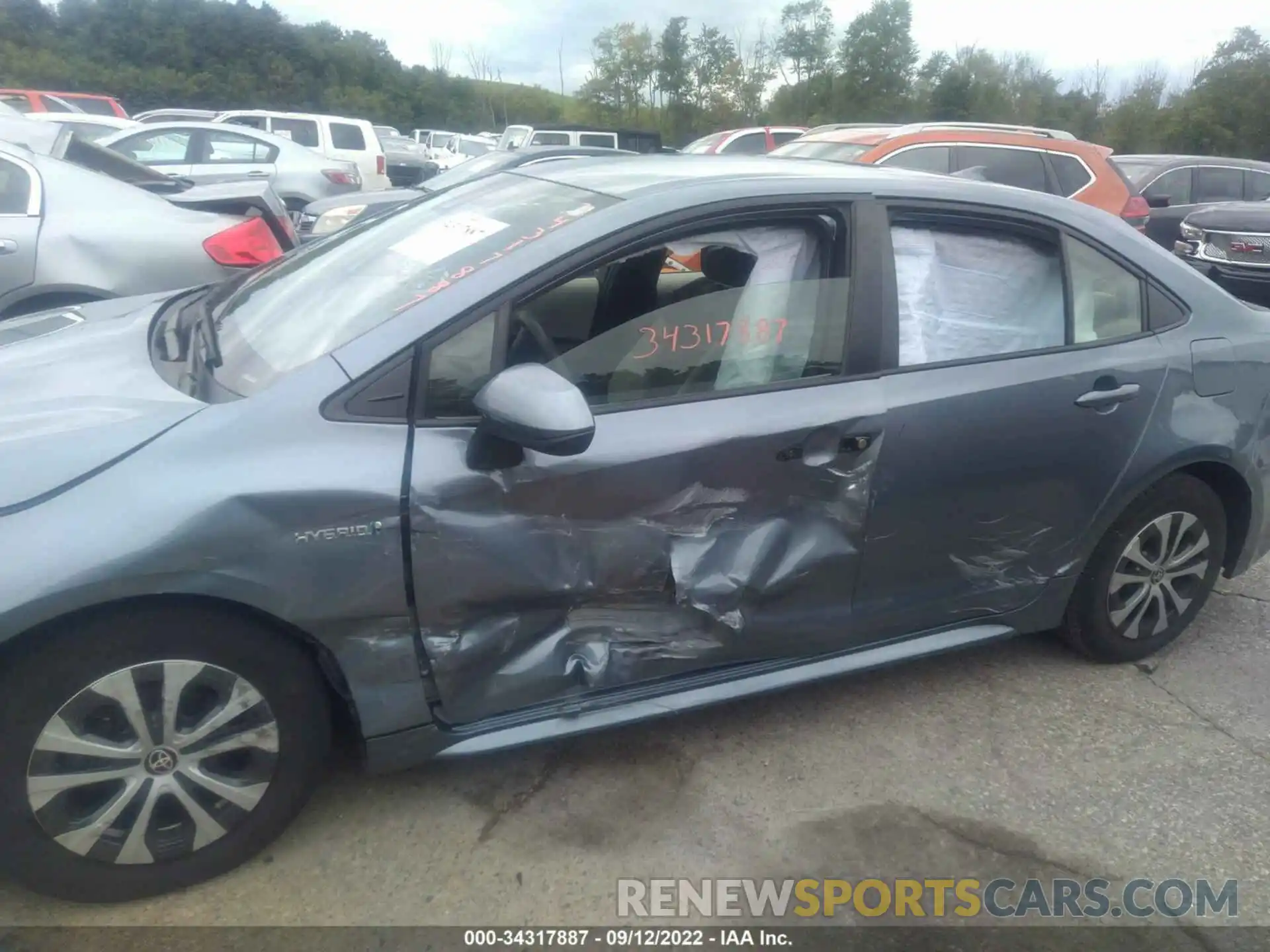 6 Photograph of a damaged car JTDEBRBE2LJ003283 TOYOTA COROLLA 2020