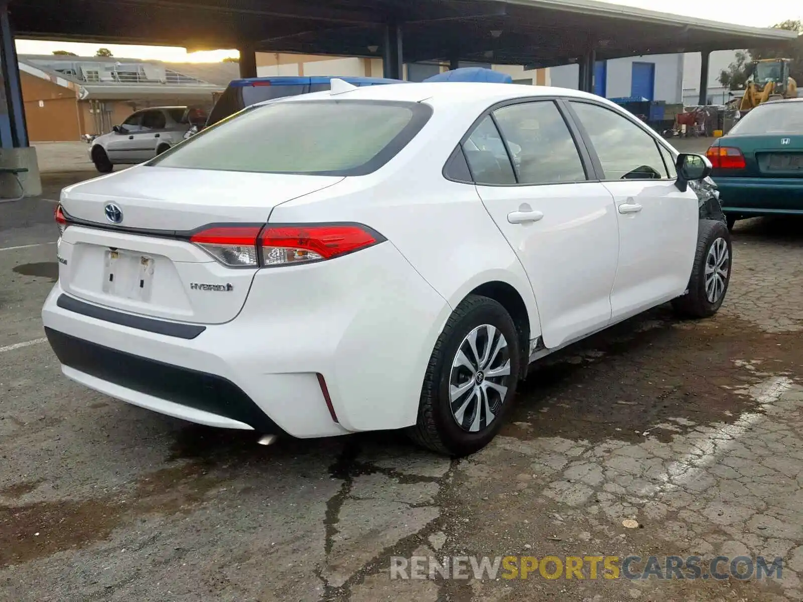 4 Photograph of a damaged car JTDEBRBE2LJ004157 TOYOTA COROLLA 2020