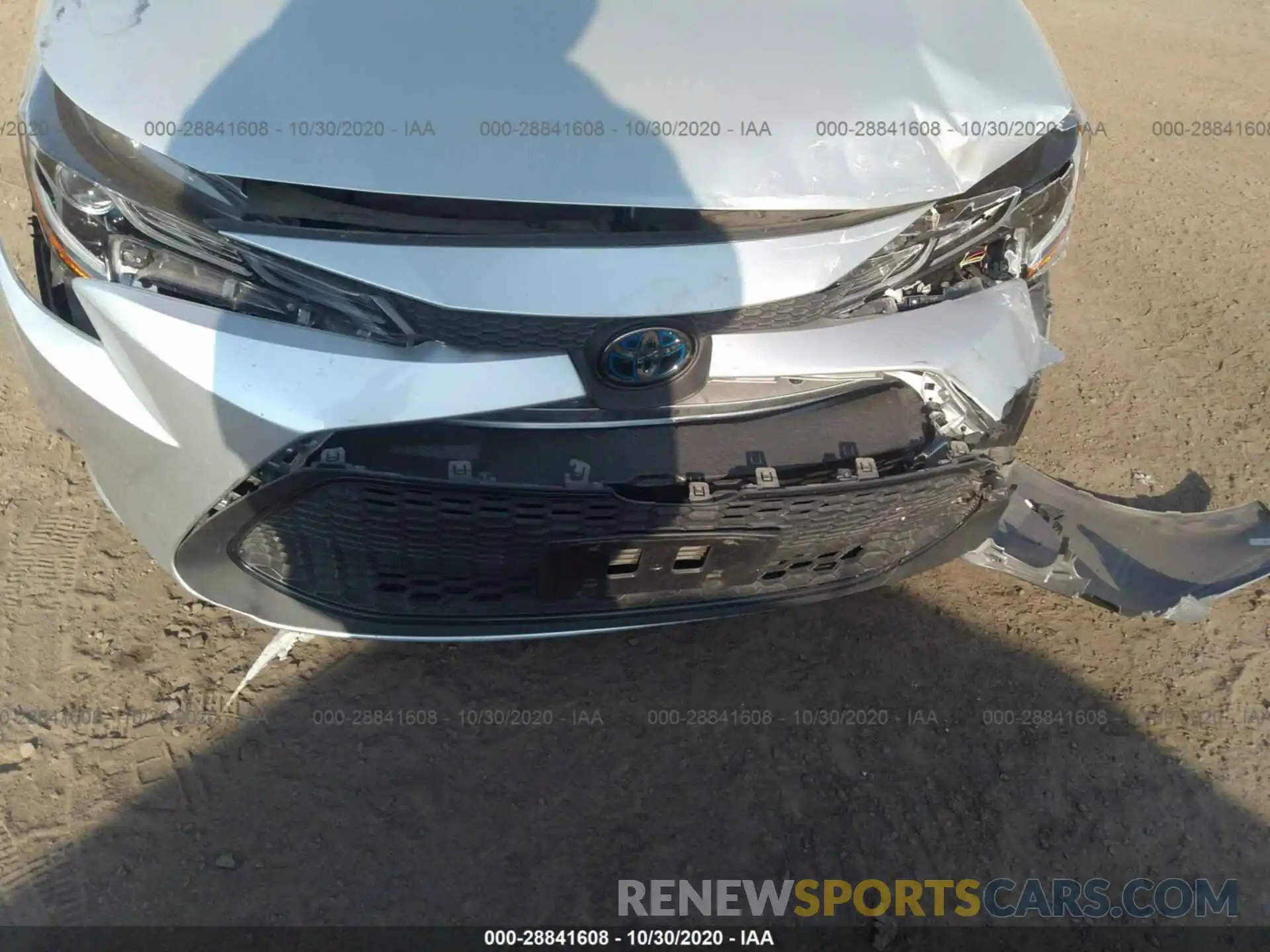 6 Photograph of a damaged car JTDEBRBE2LJ004806 TOYOTA COROLLA 2020