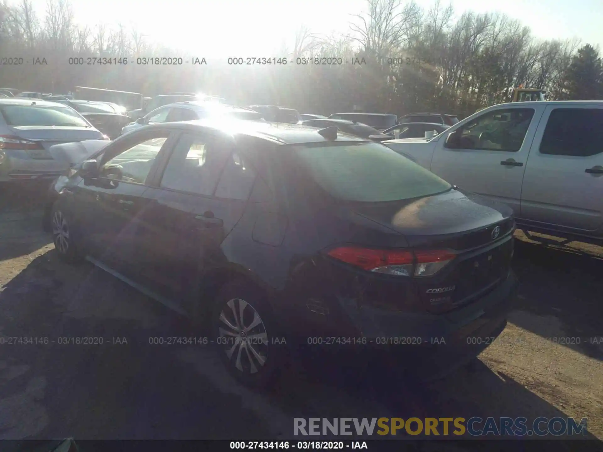 3 Photograph of a damaged car JTDEBRBE2LJ004885 TOYOTA COROLLA 2020