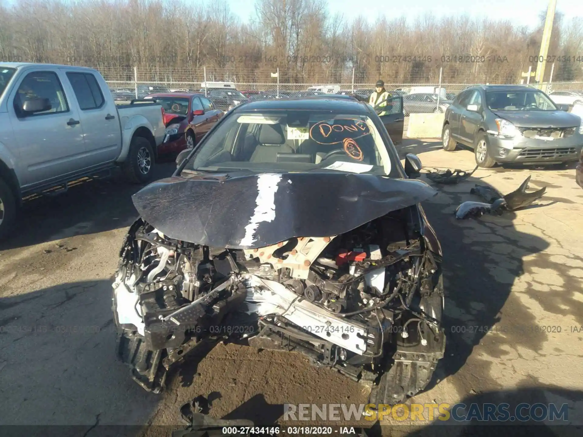6 Photograph of a damaged car JTDEBRBE2LJ004885 TOYOTA COROLLA 2020