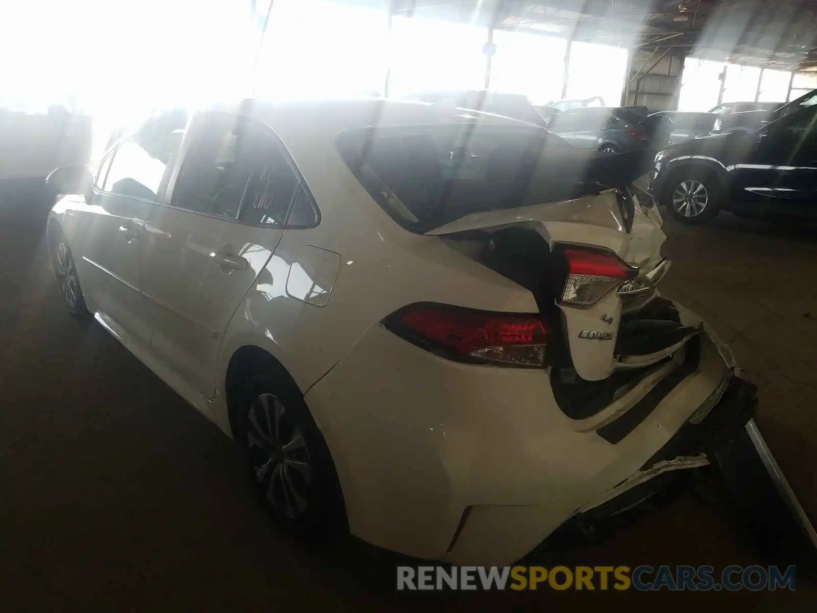 3 Photograph of a damaged car JTDEBRBE2LJ005700 TOYOTA COROLLA 2020