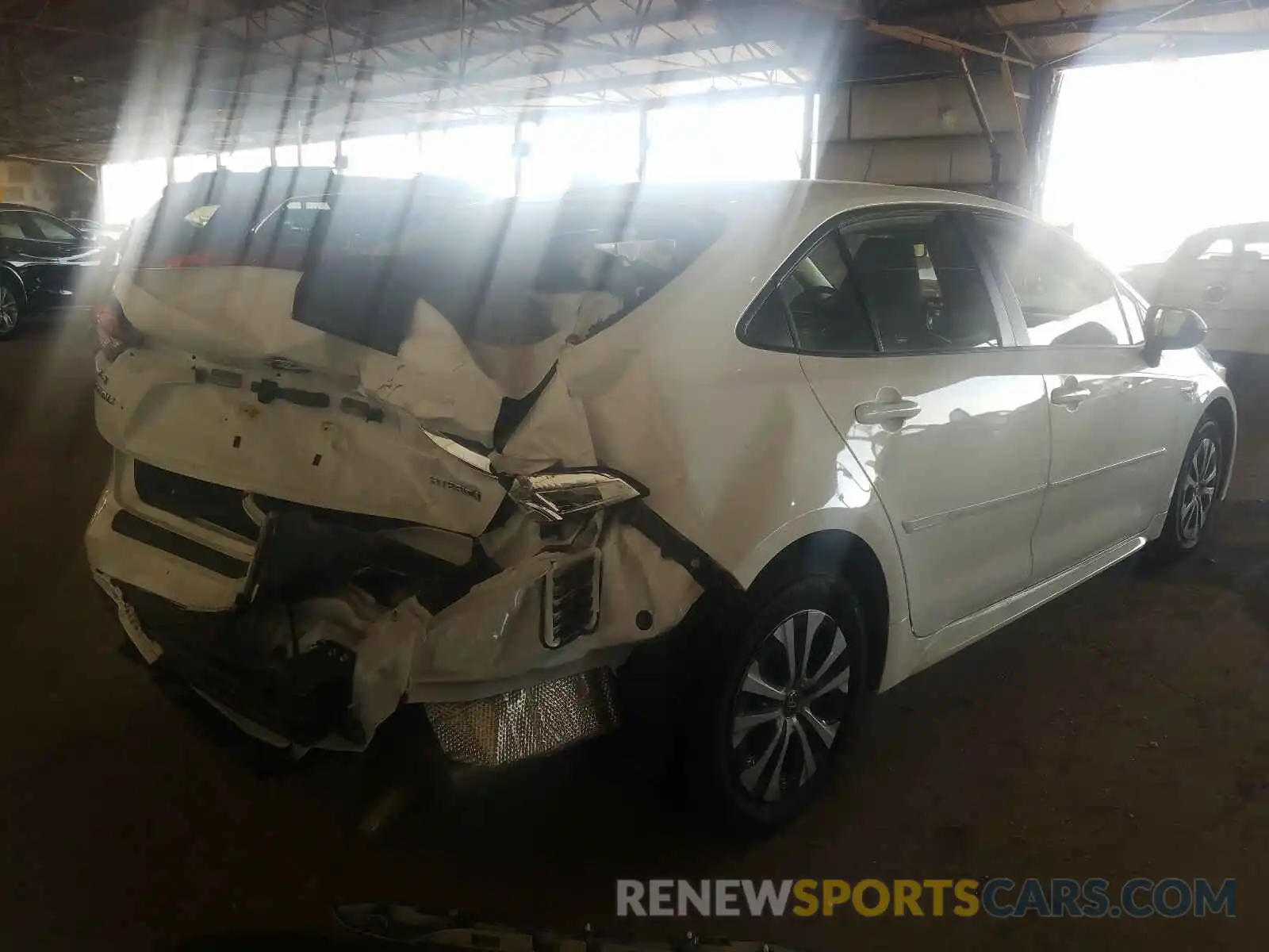 4 Photograph of a damaged car JTDEBRBE2LJ005700 TOYOTA COROLLA 2020