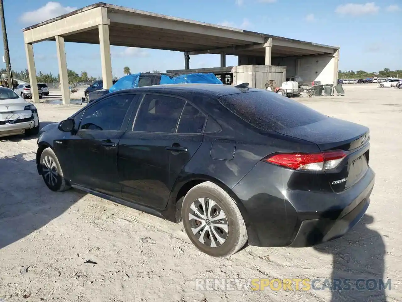 3 Photograph of a damaged car JTDEBRBE2LJ007446 TOYOTA COROLLA 2020