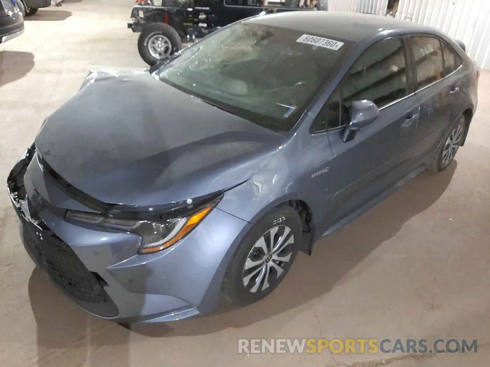 2 Photograph of a damaged car JTDEBRBE2LJ008418 TOYOTA COROLLA 2020