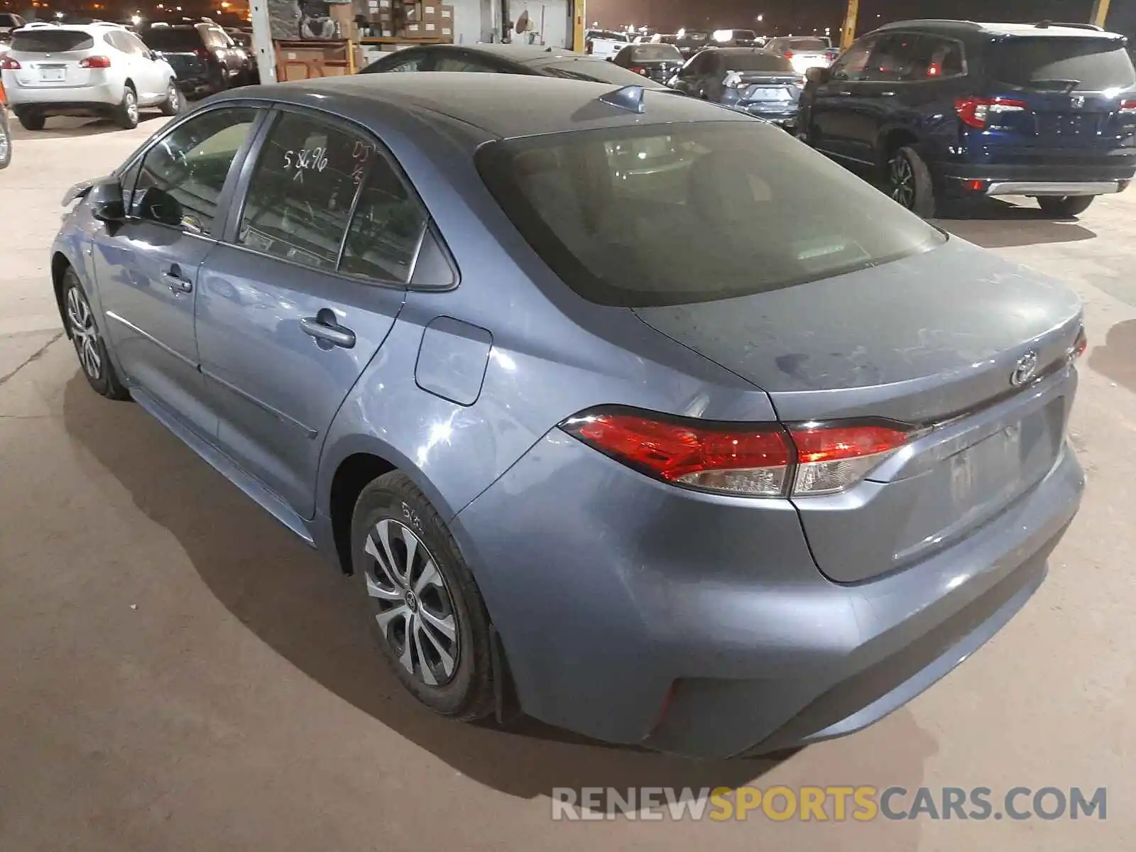 3 Photograph of a damaged car JTDEBRBE2LJ008418 TOYOTA COROLLA 2020