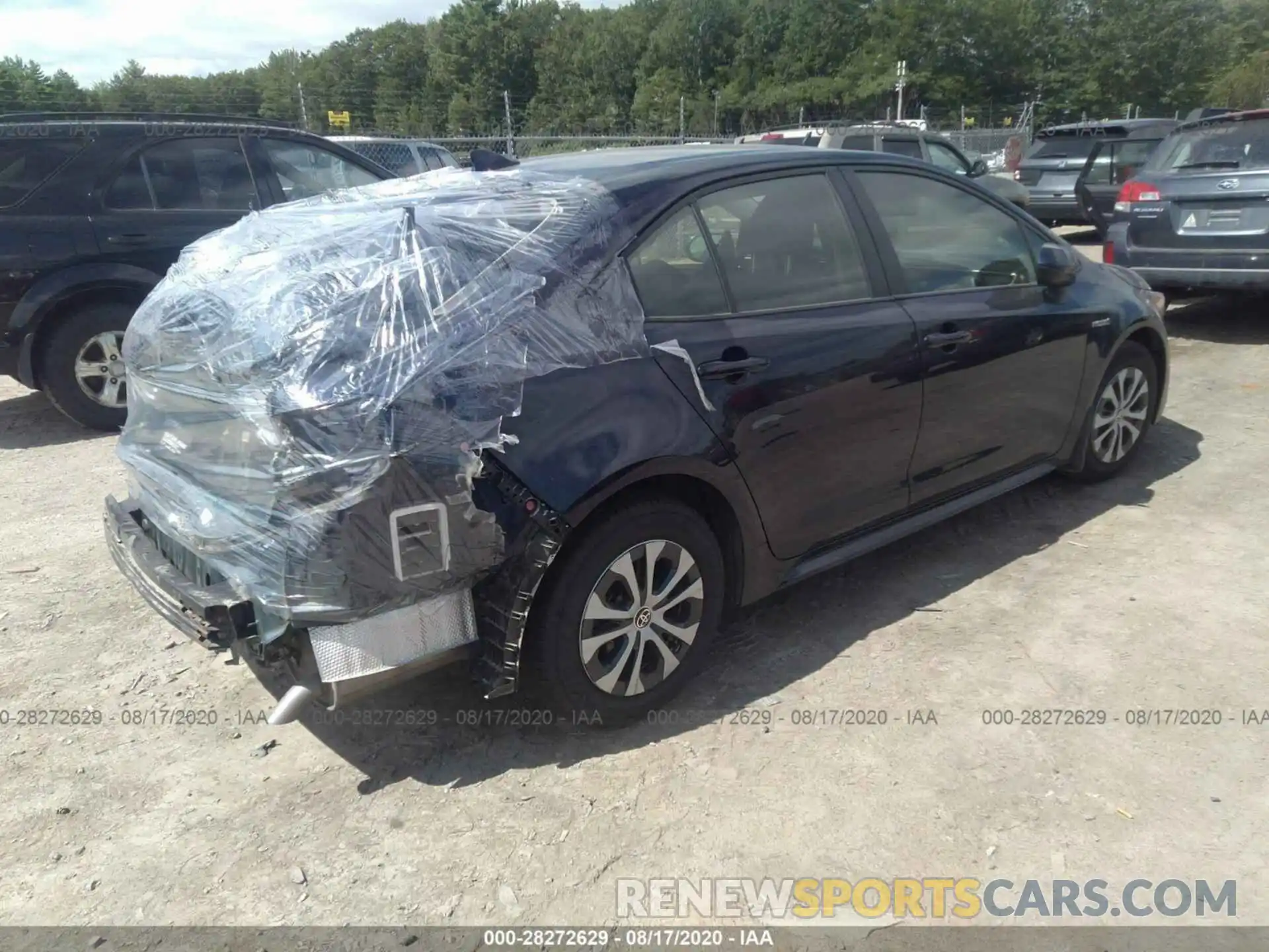 4 Photograph of a damaged car JTDEBRBE2LJ008810 TOYOTA COROLLA 2020