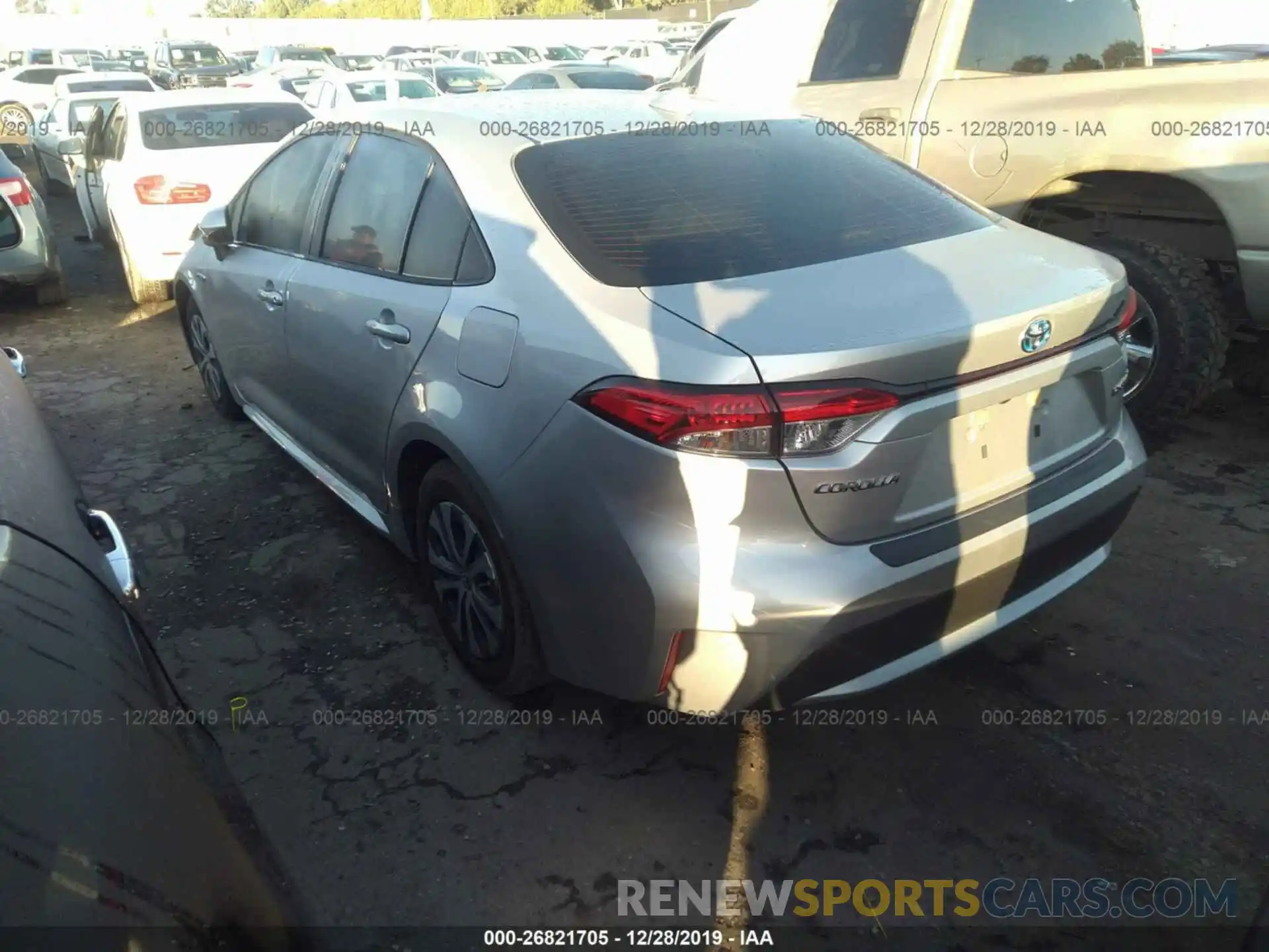 3 Photograph of a damaged car JTDEBRBE2LJ008936 TOYOTA COROLLA 2020