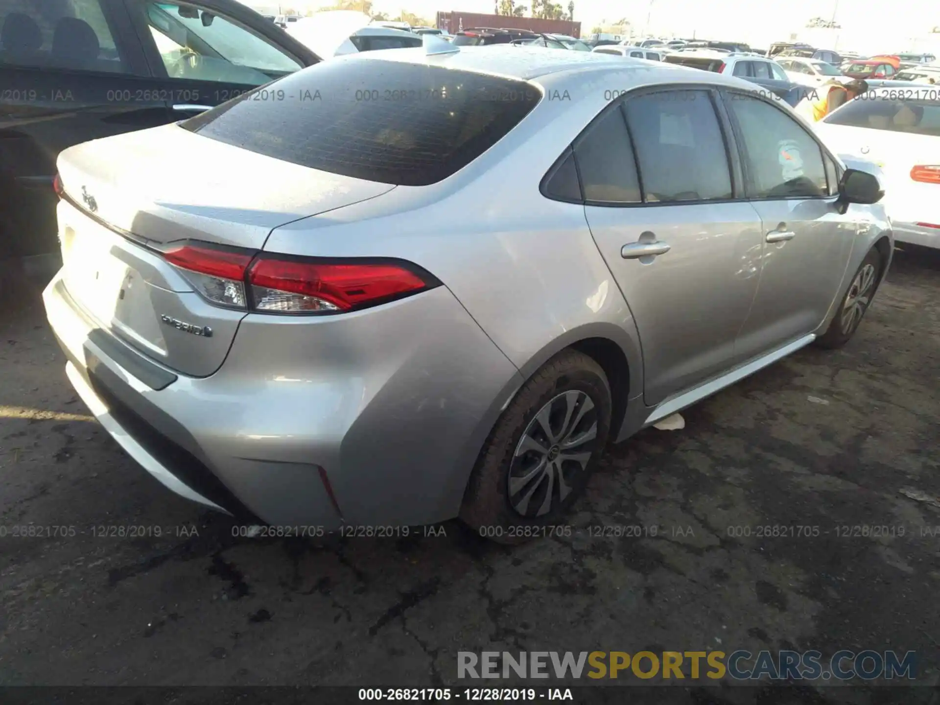 4 Photograph of a damaged car JTDEBRBE2LJ008936 TOYOTA COROLLA 2020