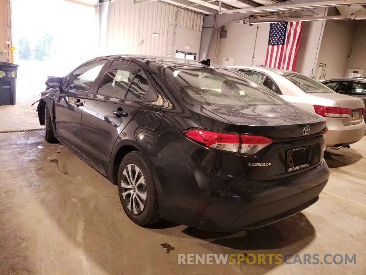 3 Photograph of a damaged car JTDEBRBE2LJ009133 TOYOTA COROLLA 2020