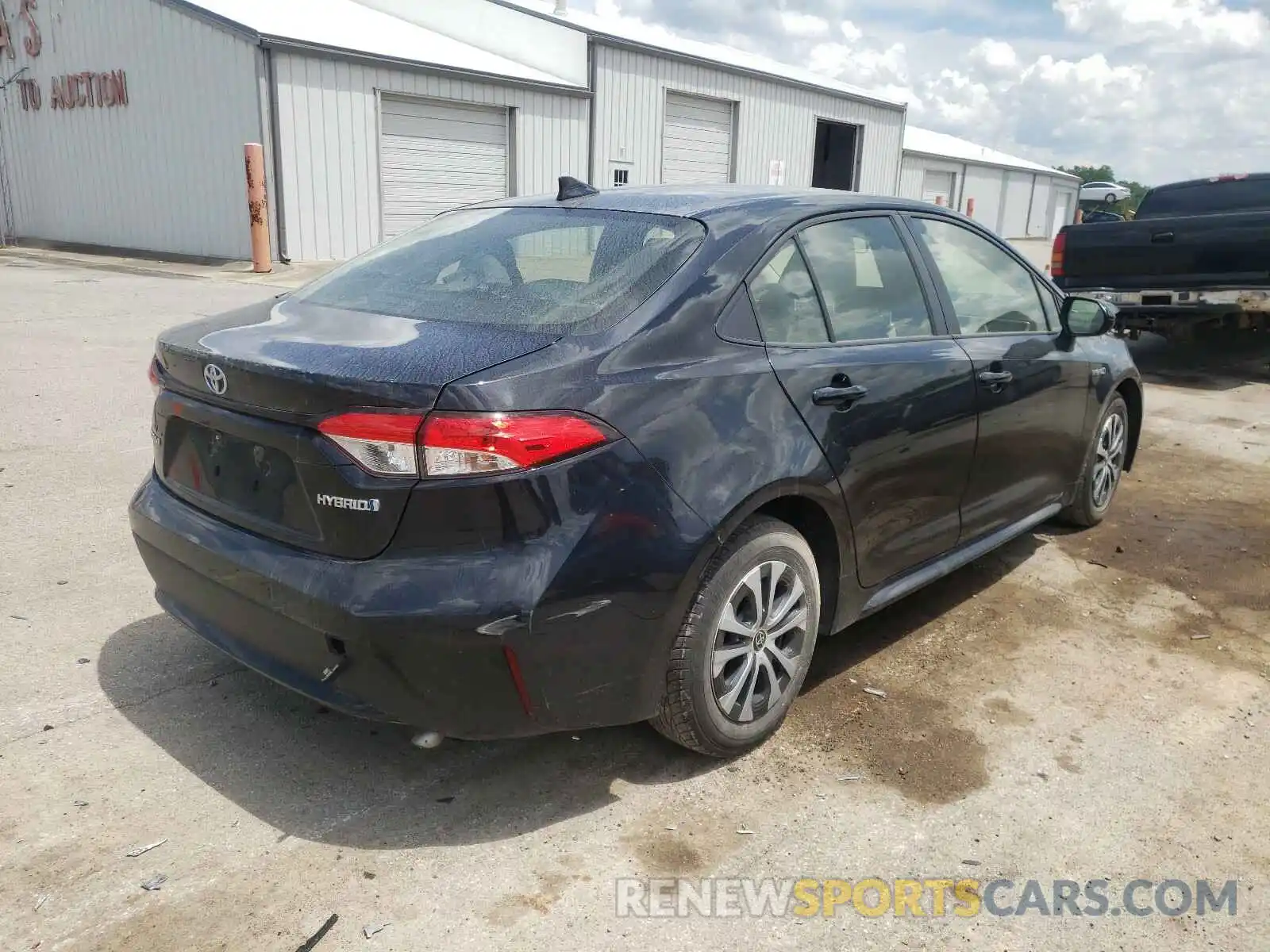 4 Photograph of a damaged car JTDEBRBE2LJ009214 TOYOTA COROLLA 2020