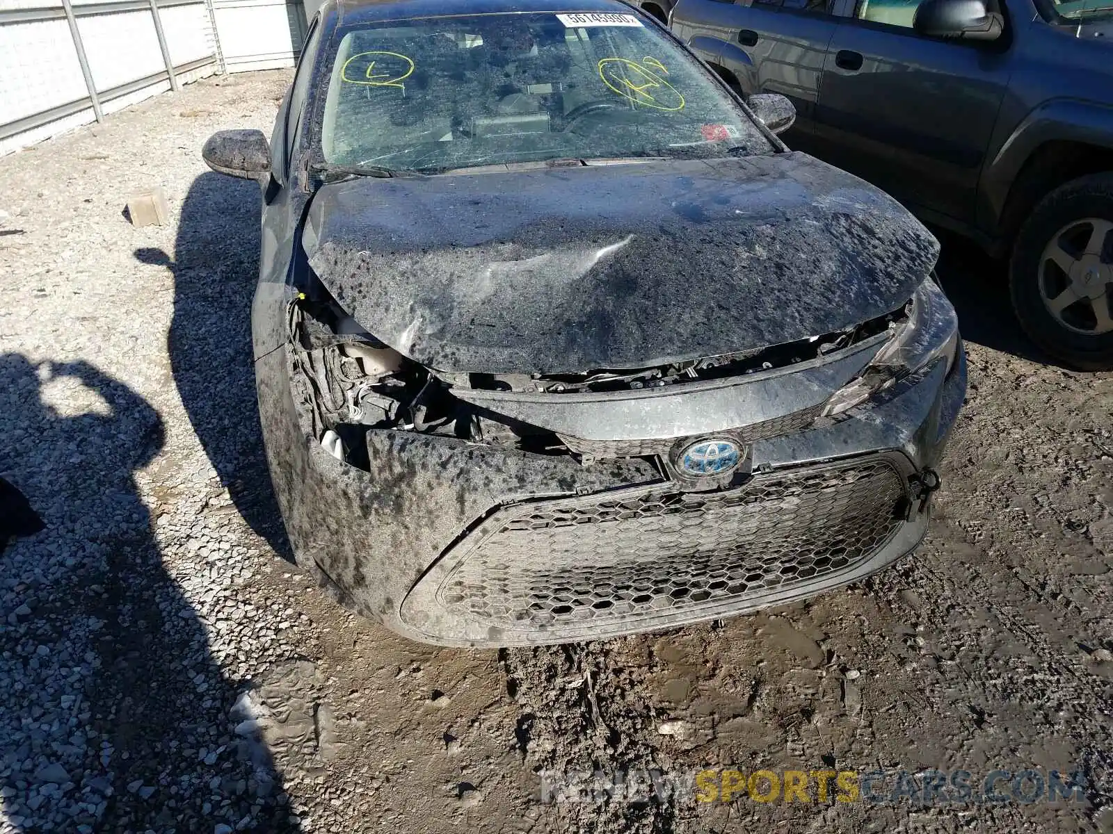 9 Photograph of a damaged car JTDEBRBE2LJ009214 TOYOTA COROLLA 2020