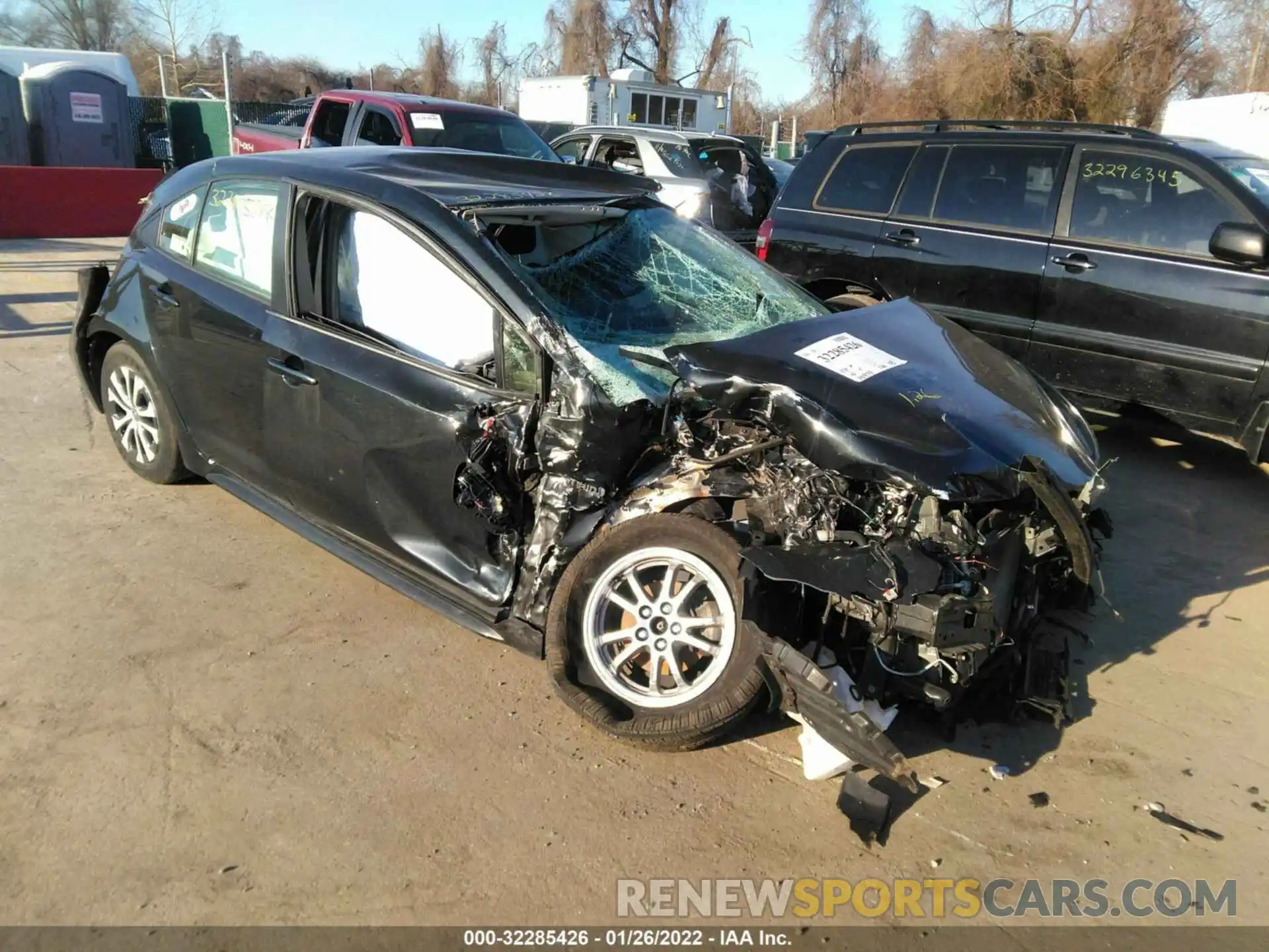 1 Photograph of a damaged car JTDEBRBE2LJ009309 TOYOTA COROLLA 2020