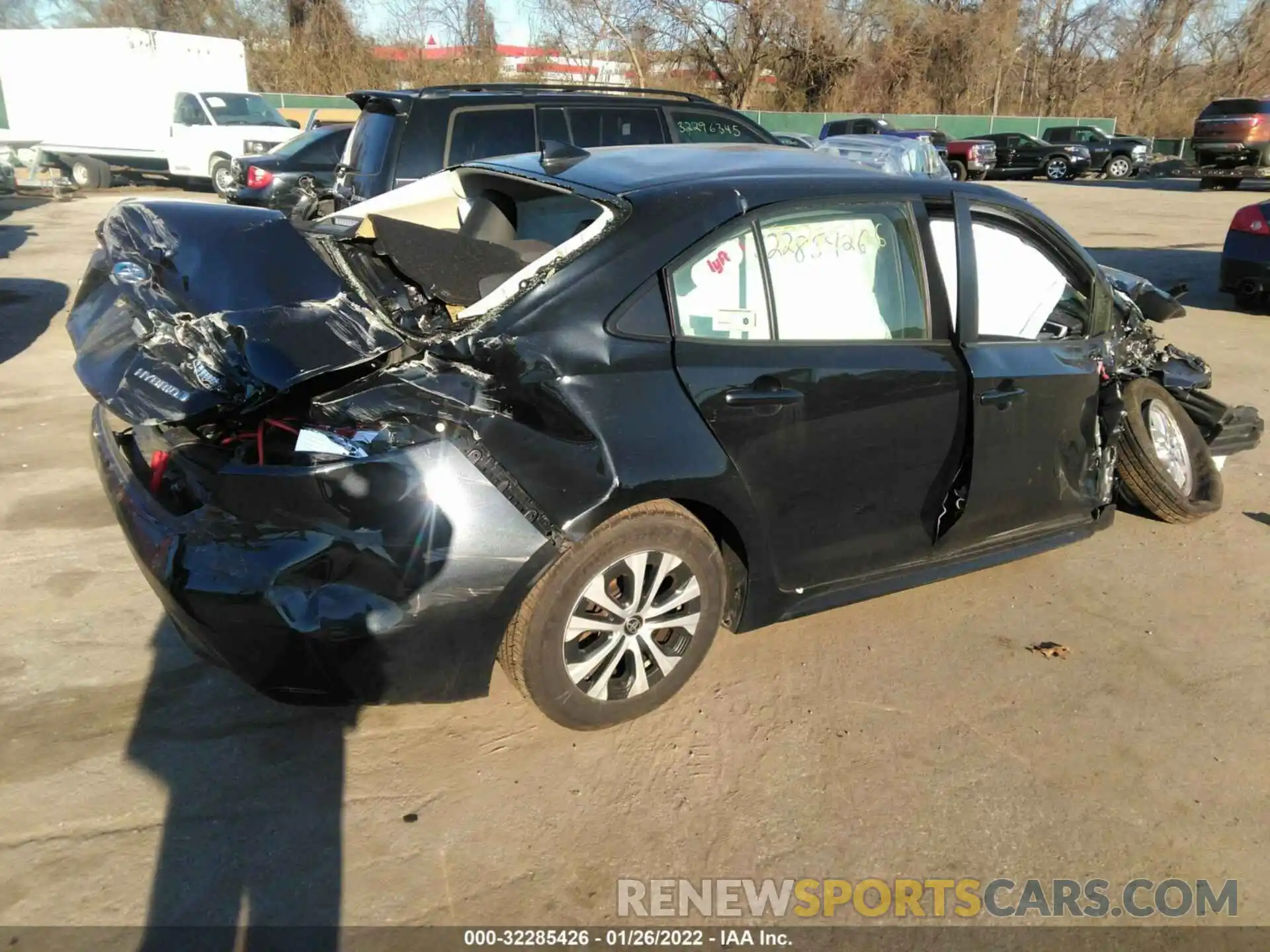 4 Photograph of a damaged car JTDEBRBE2LJ009309 TOYOTA COROLLA 2020