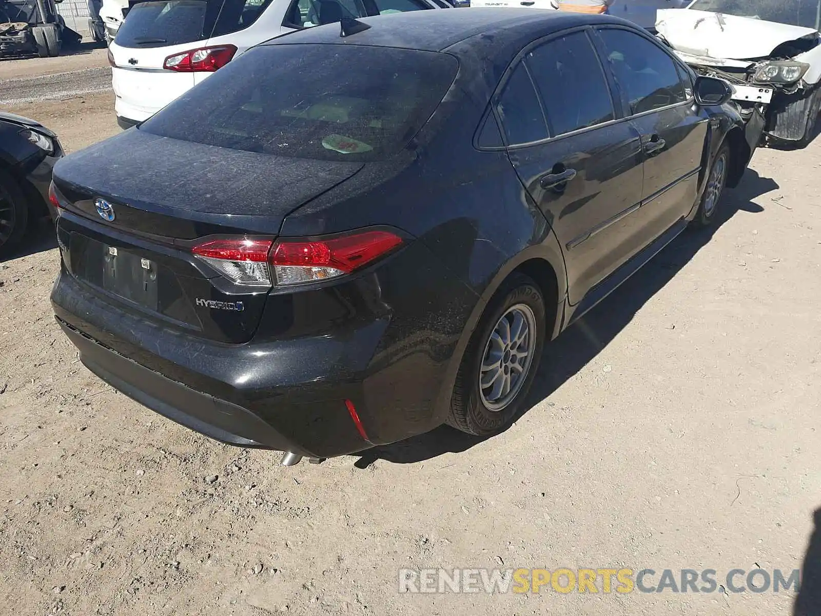 4 Photograph of a damaged car JTDEBRBE2LJ010010 TOYOTA COROLLA 2020