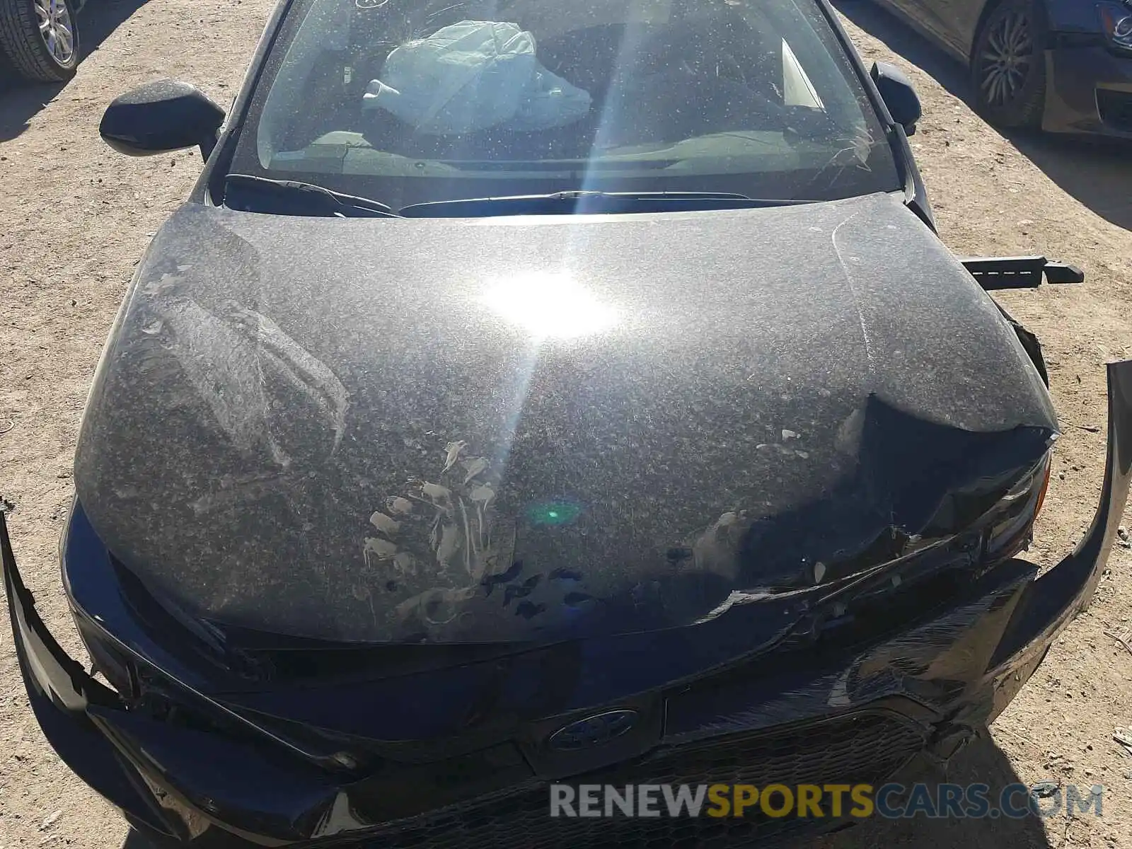 7 Photograph of a damaged car JTDEBRBE2LJ010010 TOYOTA COROLLA 2020