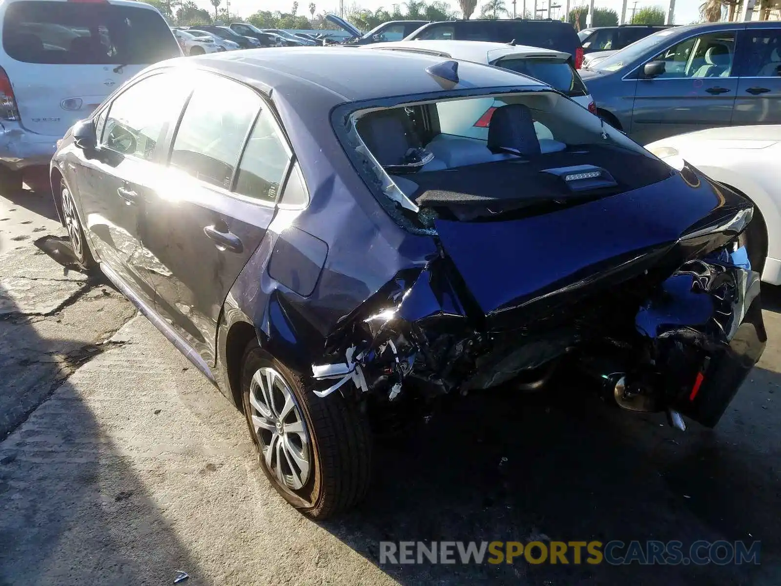 3 Photograph of a damaged car JTDEBRBE2LJ010153 TOYOTA COROLLA 2020