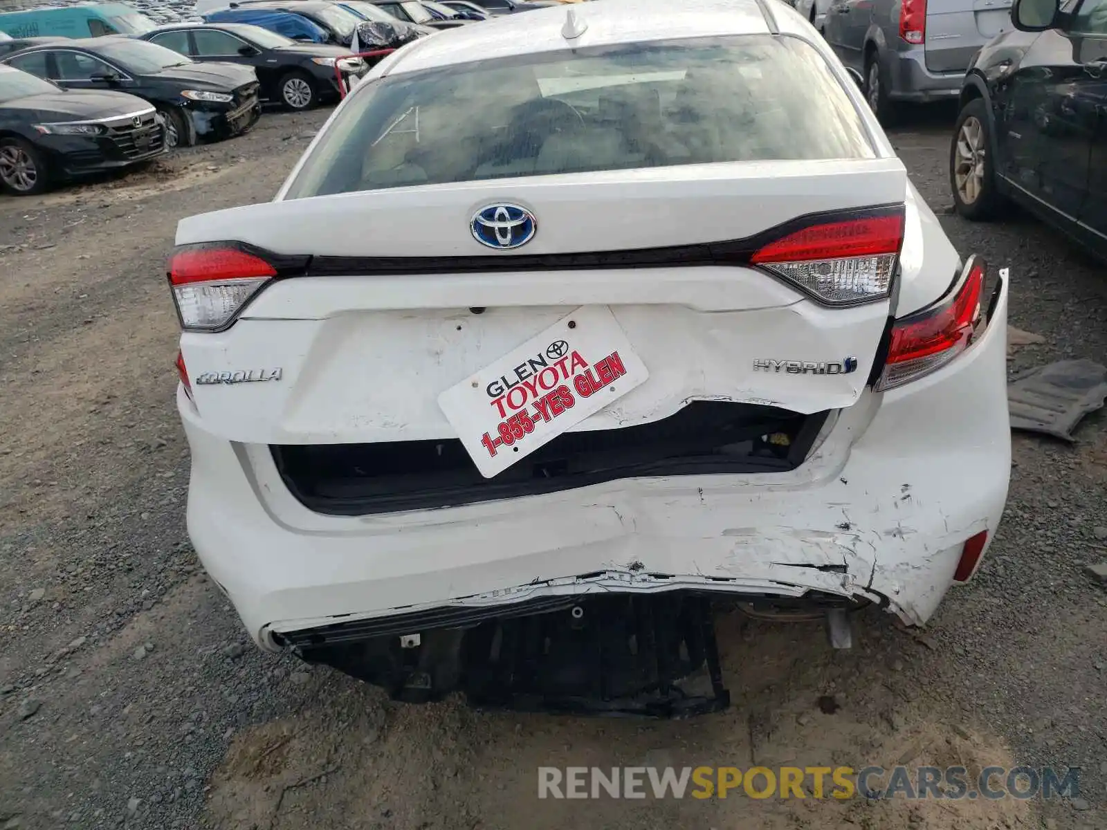 9 Photograph of a damaged car JTDEBRBE2LJ010217 TOYOTA COROLLA 2020