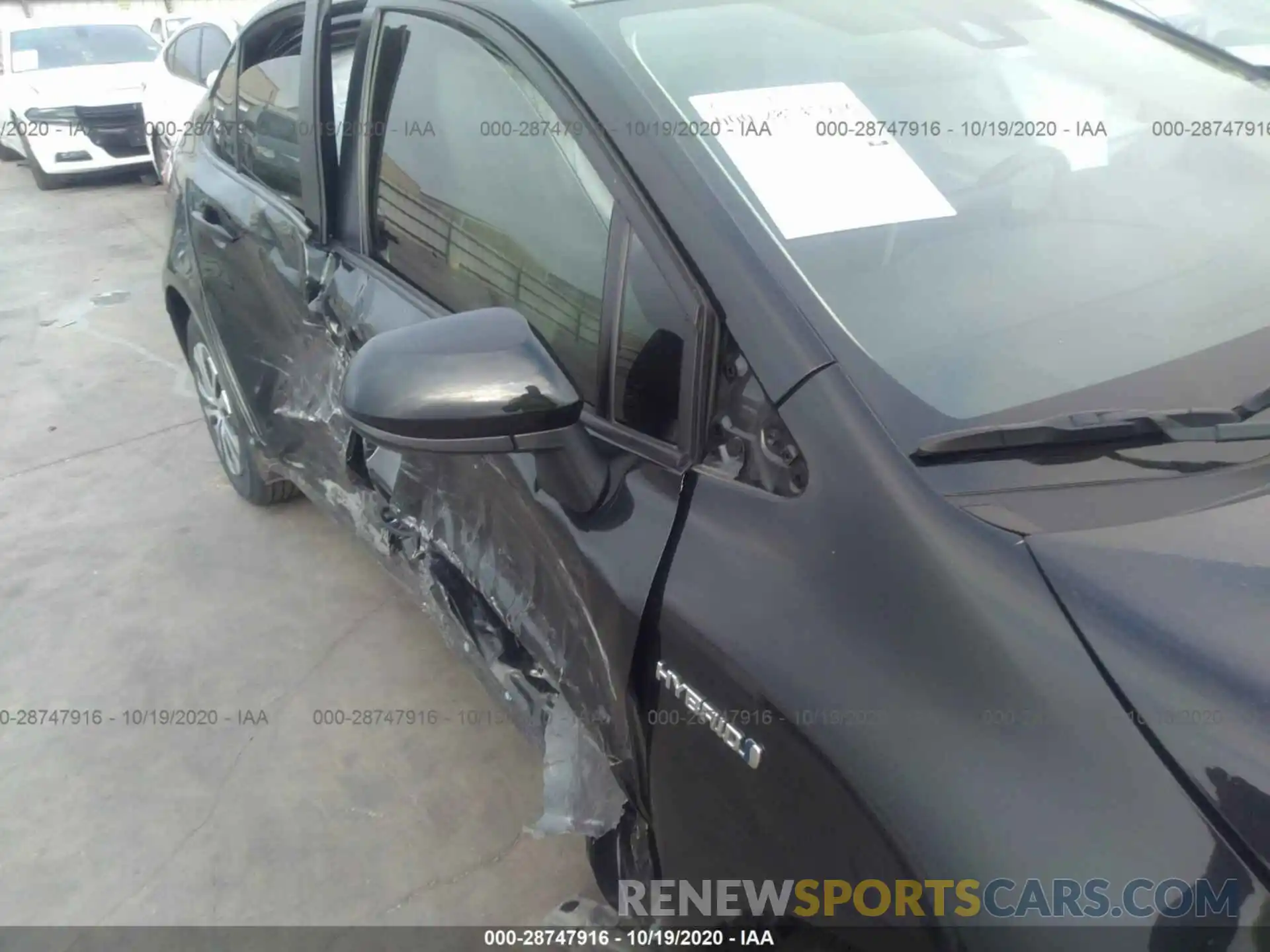 6 Photograph of a damaged car JTDEBRBE2LJ011142 TOYOTA COROLLA 2020