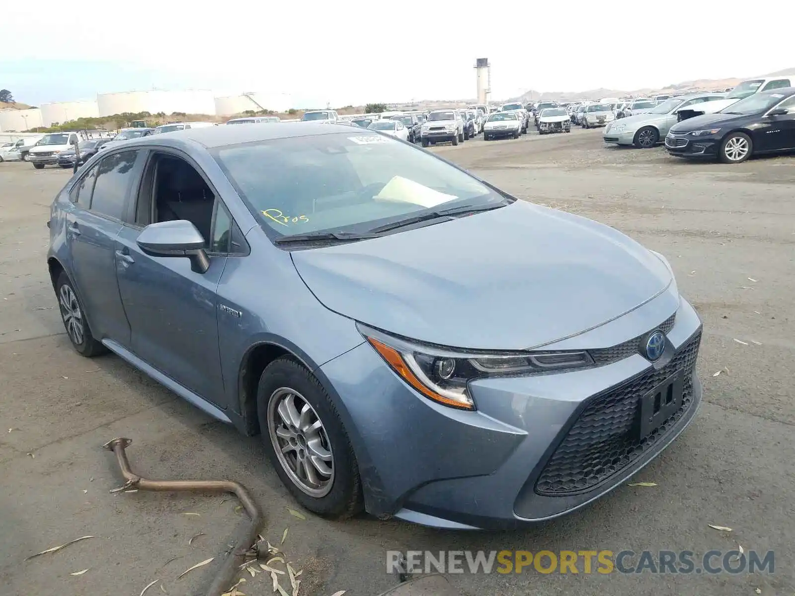 1 Photograph of a damaged car JTDEBRBE2LJ011688 TOYOTA COROLLA 2020