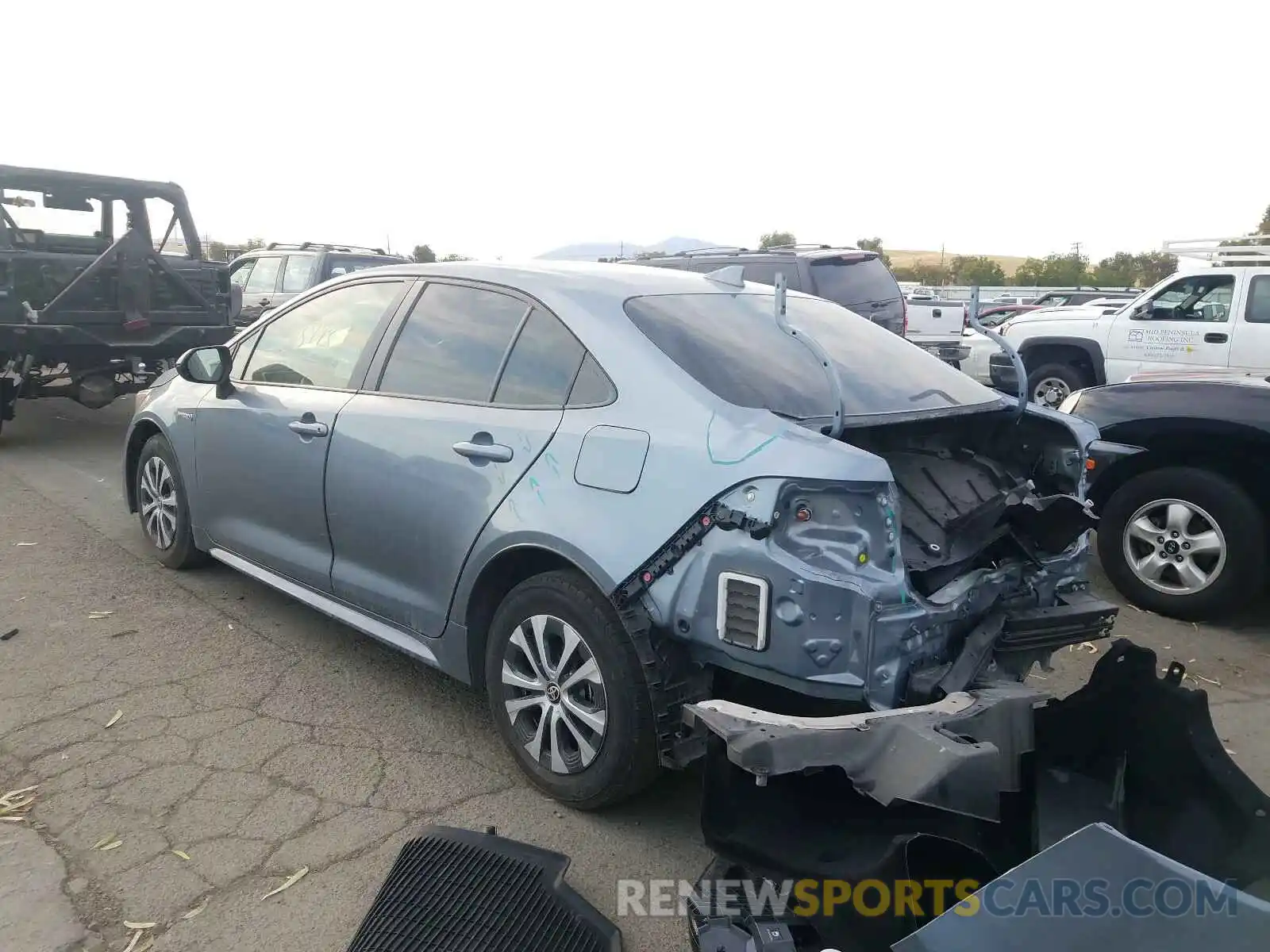 3 Photograph of a damaged car JTDEBRBE2LJ011688 TOYOTA COROLLA 2020