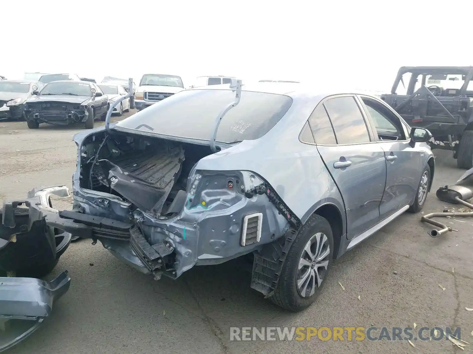 4 Photograph of a damaged car JTDEBRBE2LJ011688 TOYOTA COROLLA 2020