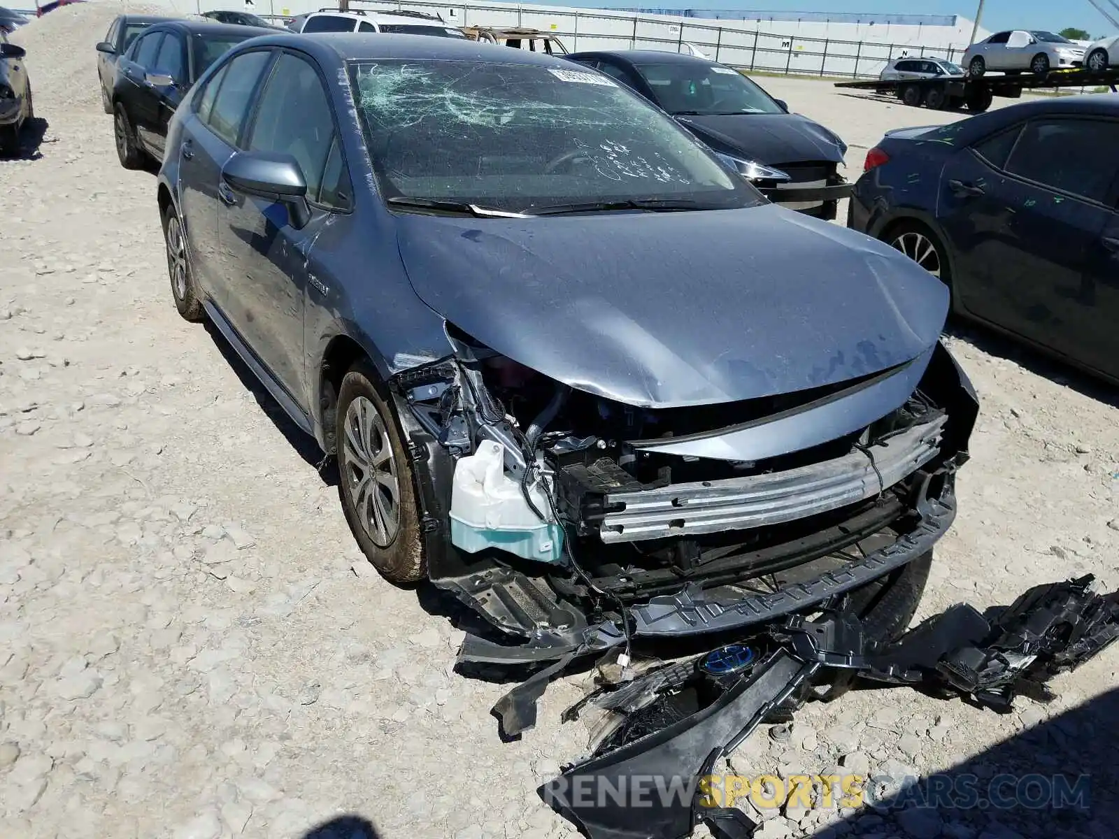 1 Фотография поврежденного автомобиля JTDEBRBE2LJ012419 TOYOTA COROLLA 2020