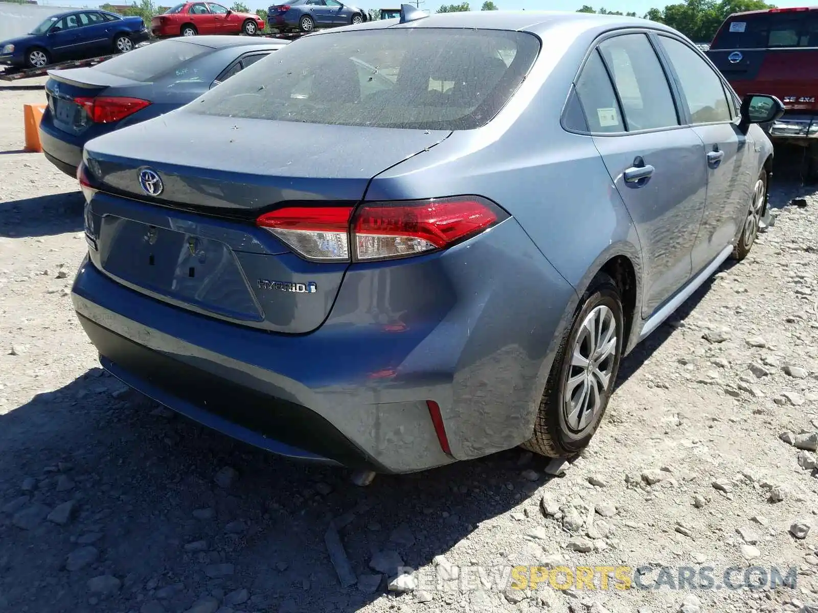 4 Photograph of a damaged car JTDEBRBE2LJ012419 TOYOTA COROLLA 2020