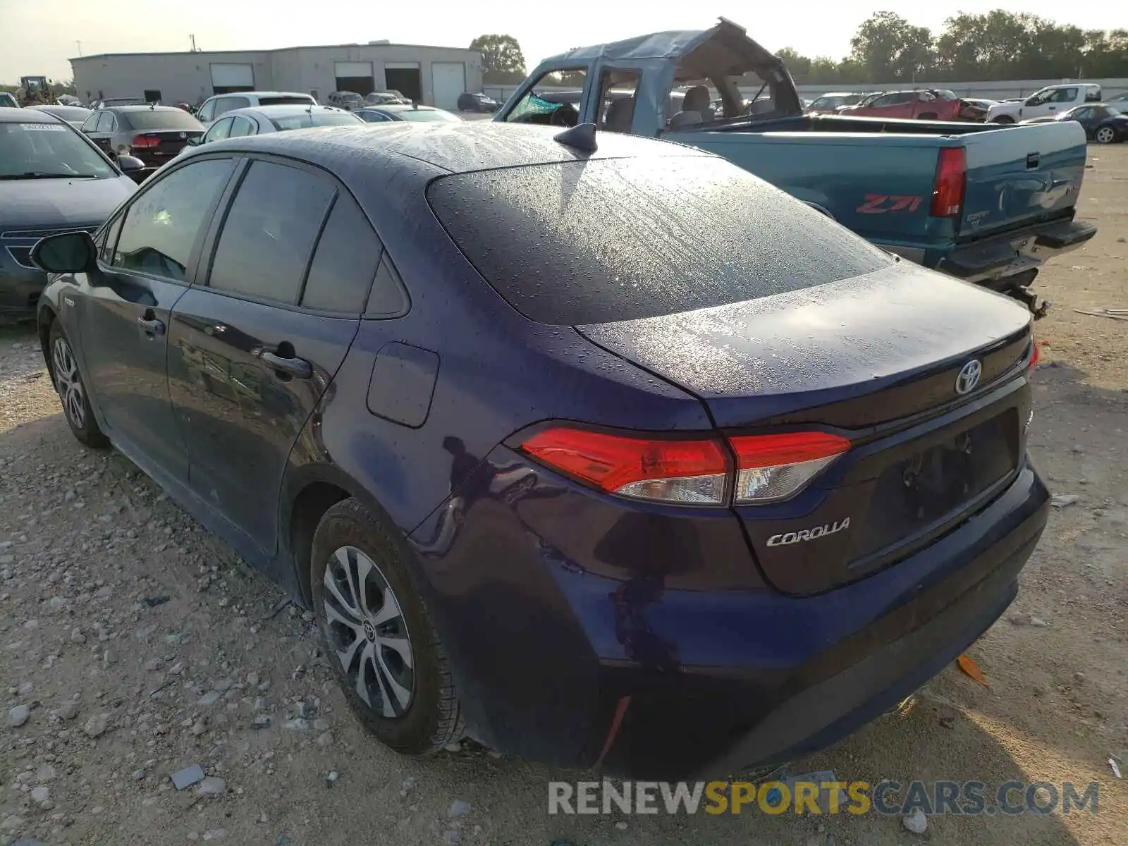 3 Photograph of a damaged car JTDEBRBE2LJ013084 TOYOTA COROLLA 2020