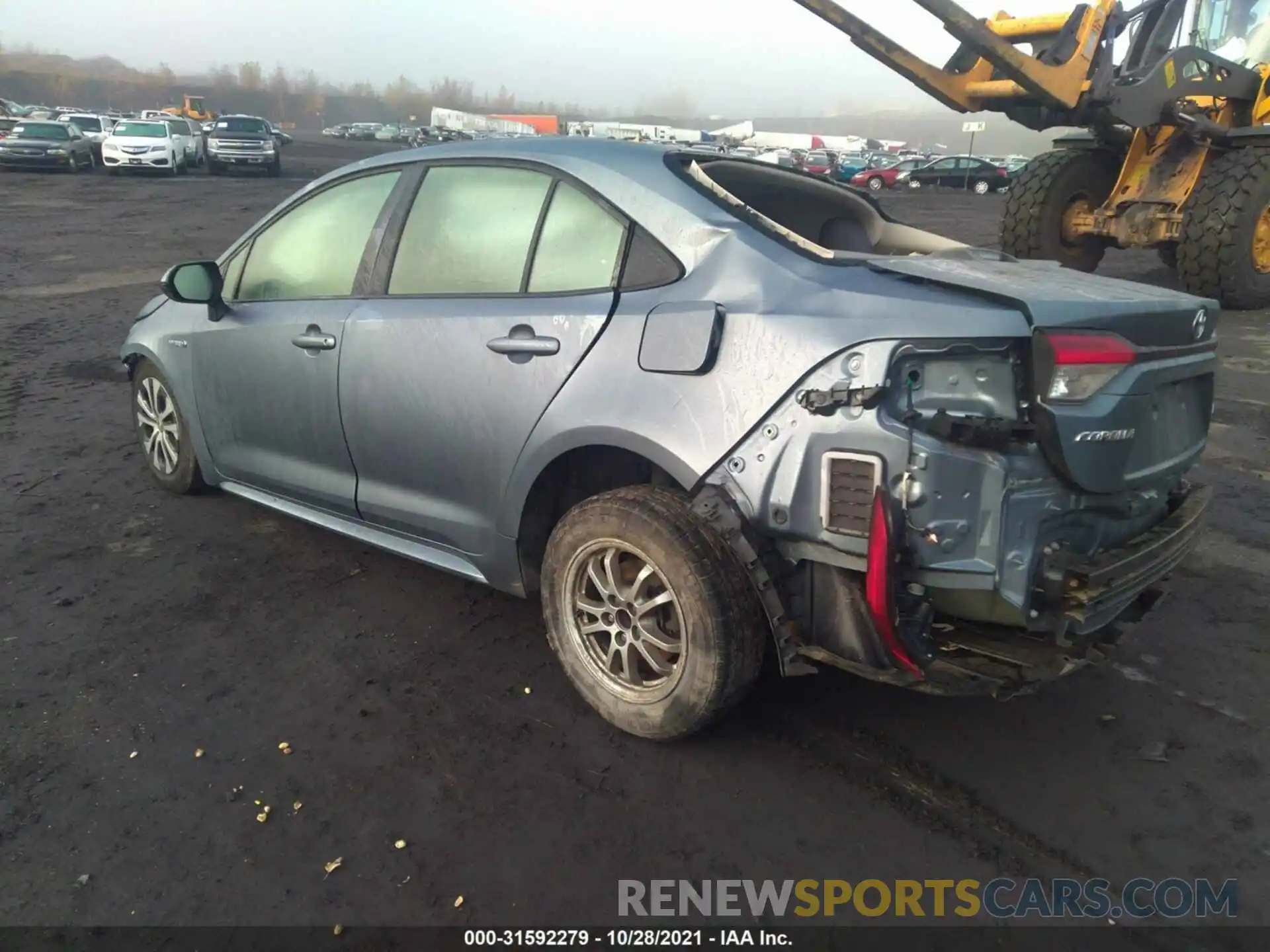 3 Photograph of a damaged car JTDEBRBE2LJ014106 TOYOTA COROLLA 2020