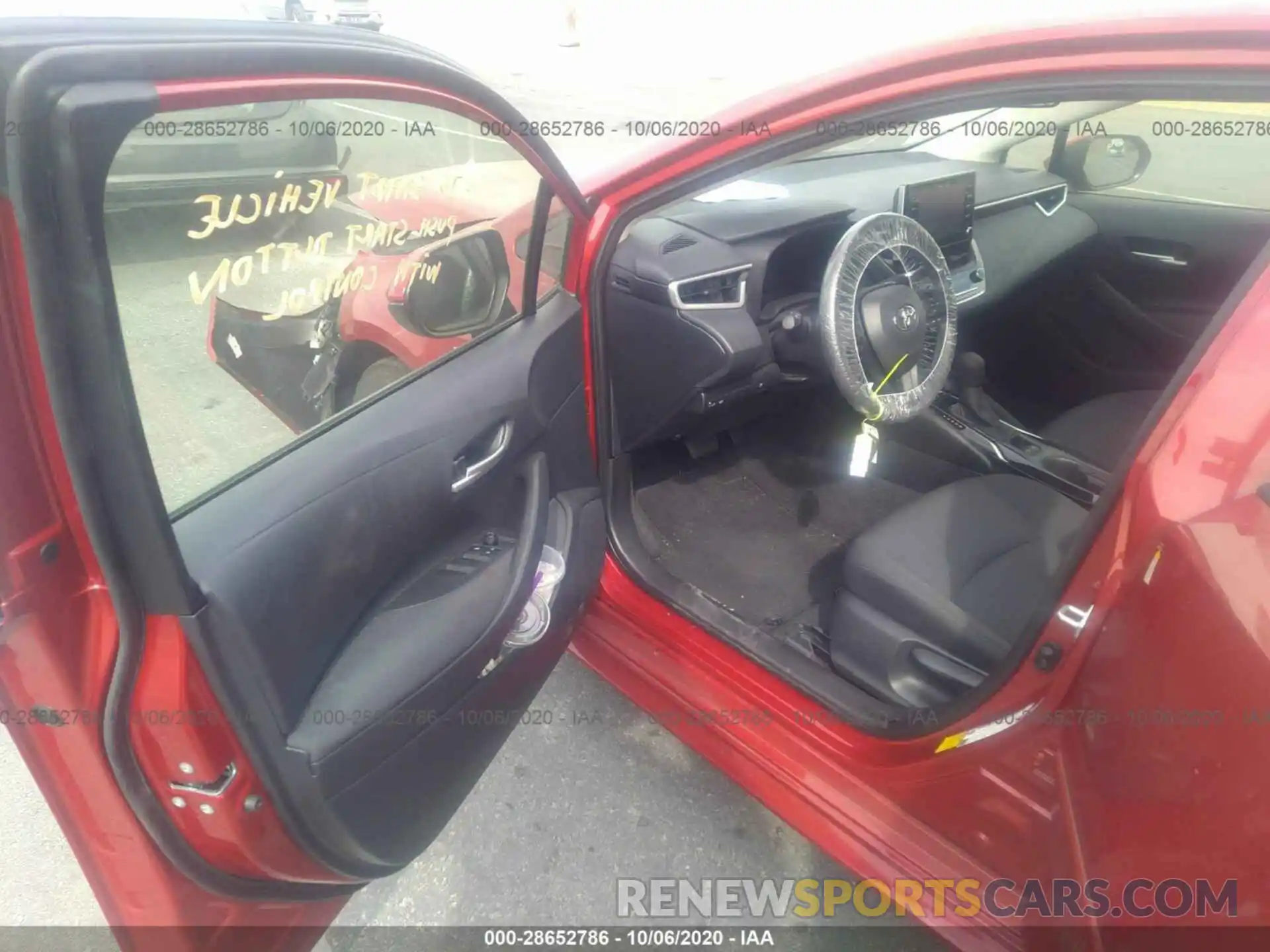 5 Photograph of a damaged car JTDEBRBE2LJ016423 TOYOTA COROLLA 2020