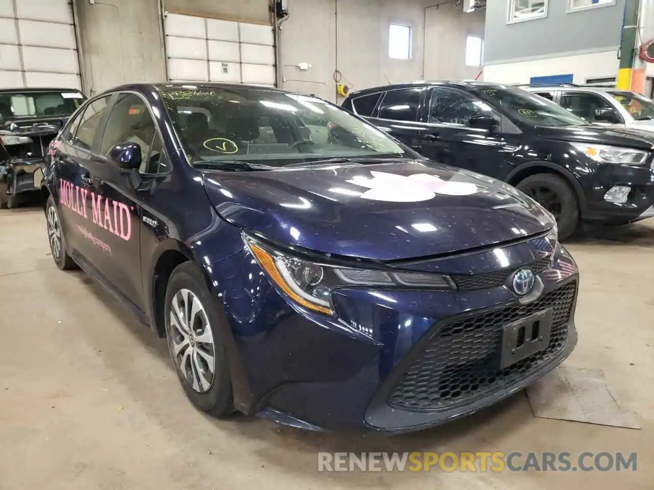 1 Photograph of a damaged car JTDEBRBE2LJ016714 TOYOTA COROLLA 2020