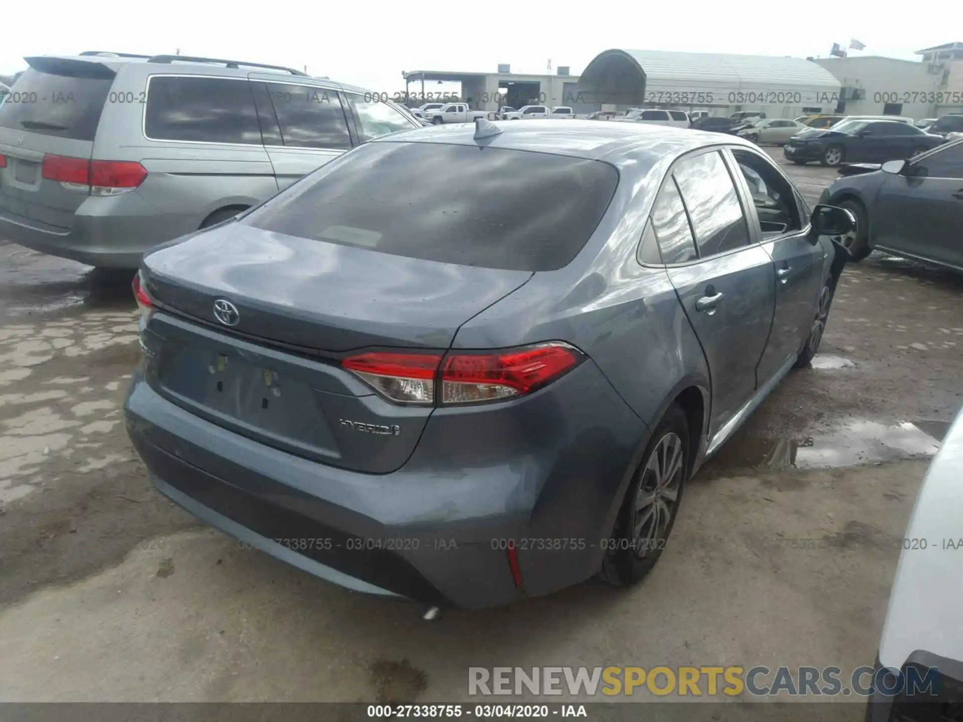 4 Photograph of a damaged car JTDEBRBE2LJ017815 TOYOTA COROLLA 2020