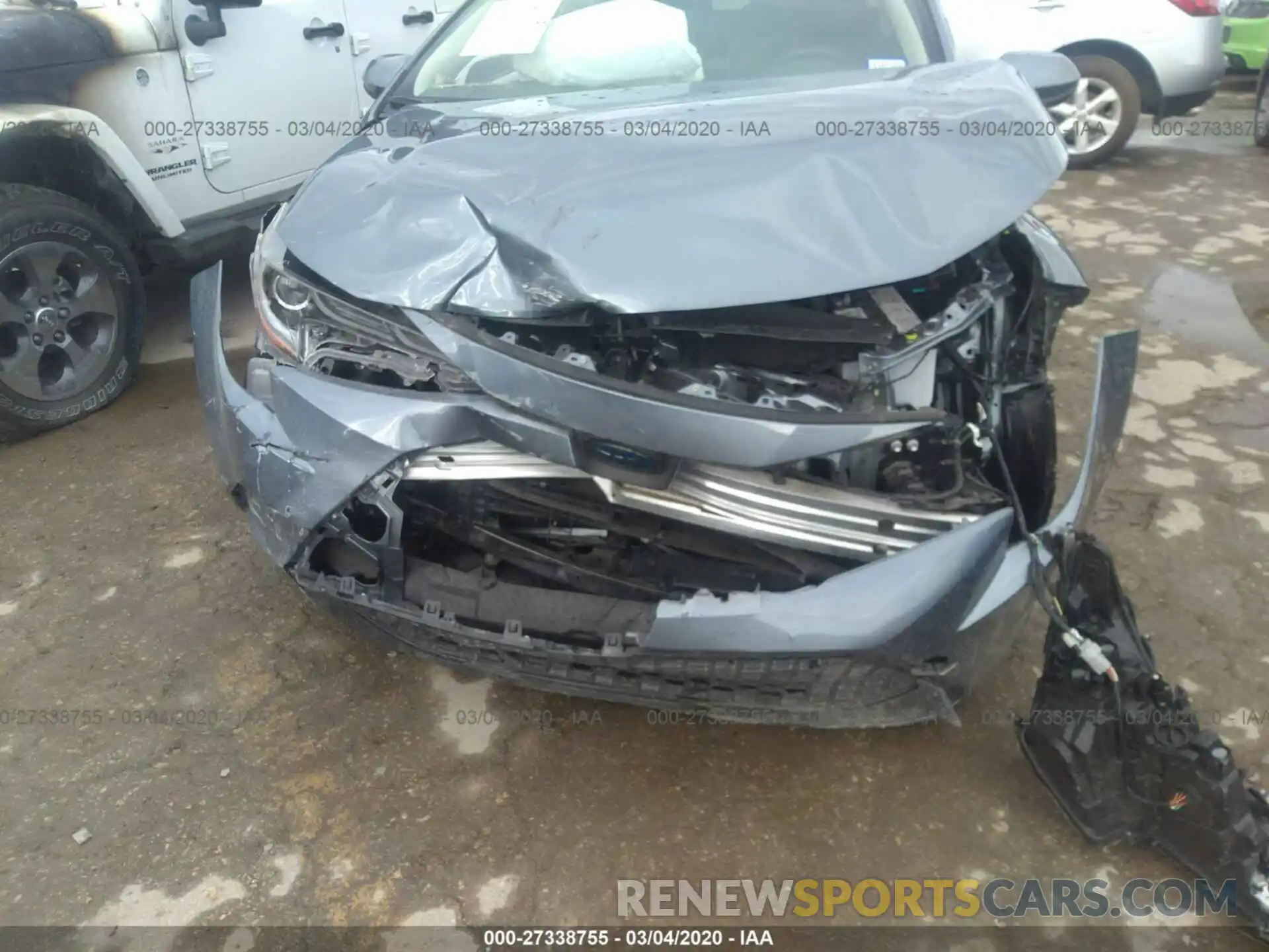 6 Photograph of a damaged car JTDEBRBE2LJ017815 TOYOTA COROLLA 2020