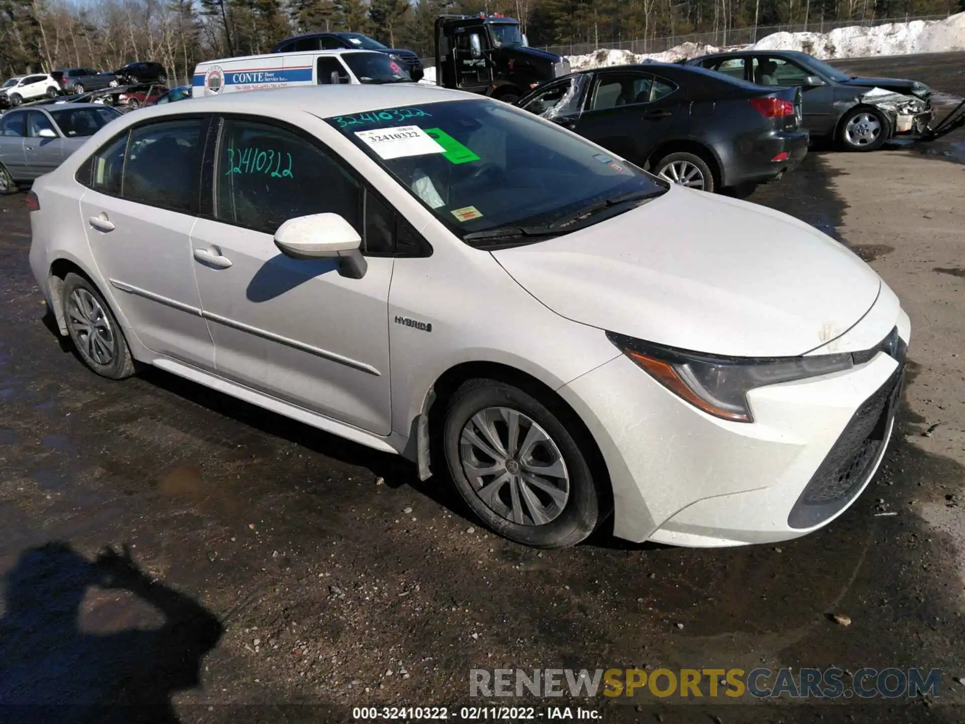 1 Photograph of a damaged car JTDEBRBE2LJ017944 TOYOTA COROLLA 2020