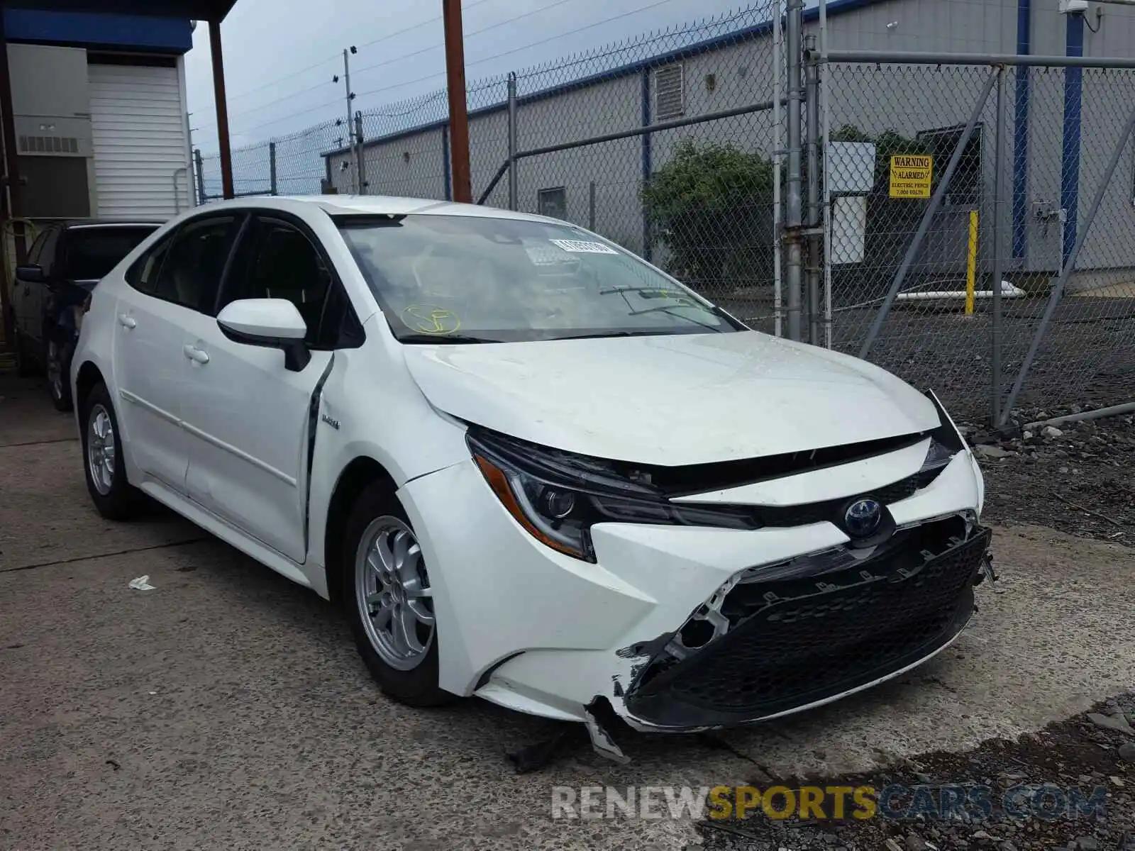 1 Photograph of a damaged car JTDEBRBE2LJ018110 TOYOTA COROLLA 2020