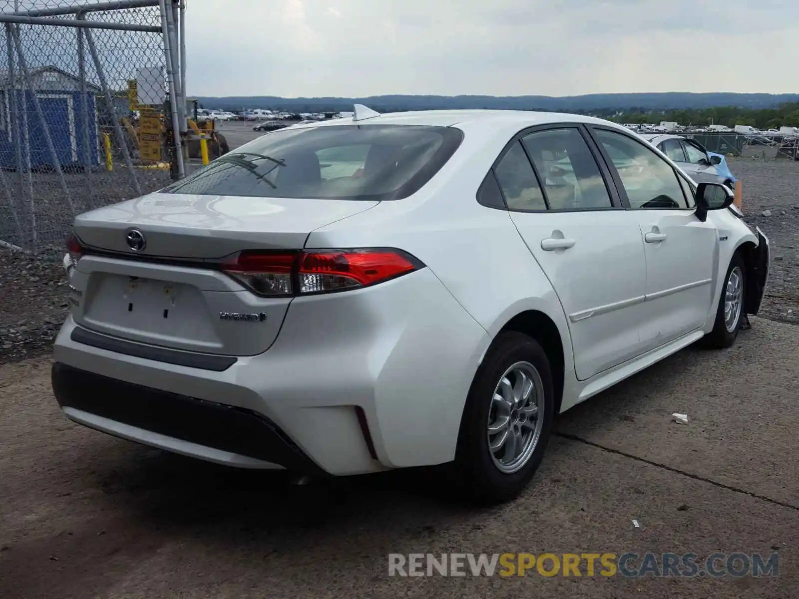 4 Photograph of a damaged car JTDEBRBE2LJ018110 TOYOTA COROLLA 2020