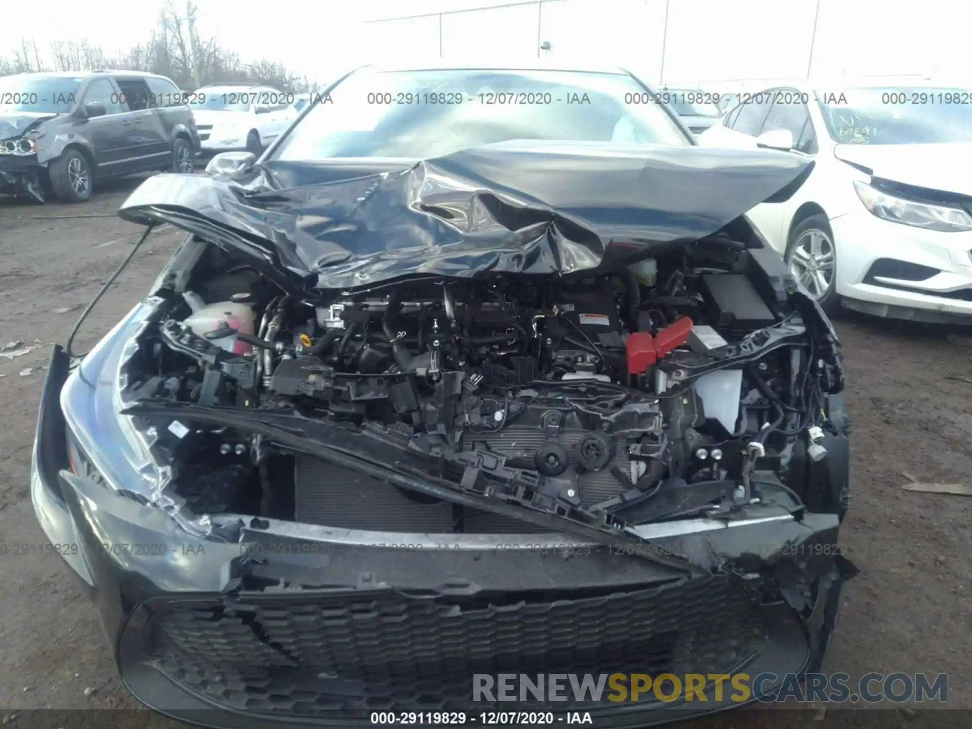 6 Photograph of a damaged car JTDEBRBE2LJ018513 TOYOTA COROLLA 2020