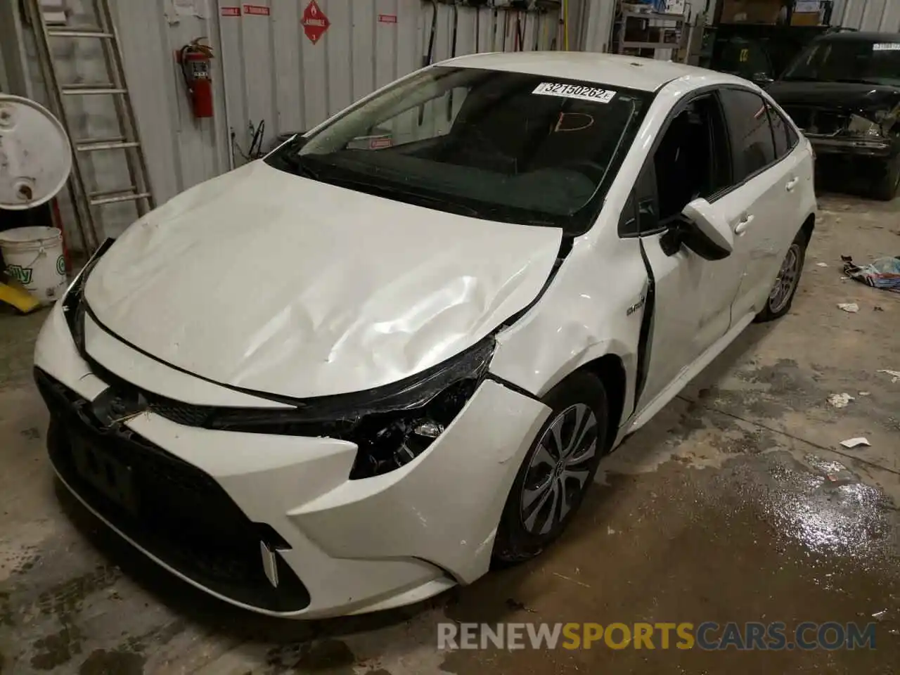 2 Photograph of a damaged car JTDEBRBE2LJ020861 TOYOTA COROLLA 2020