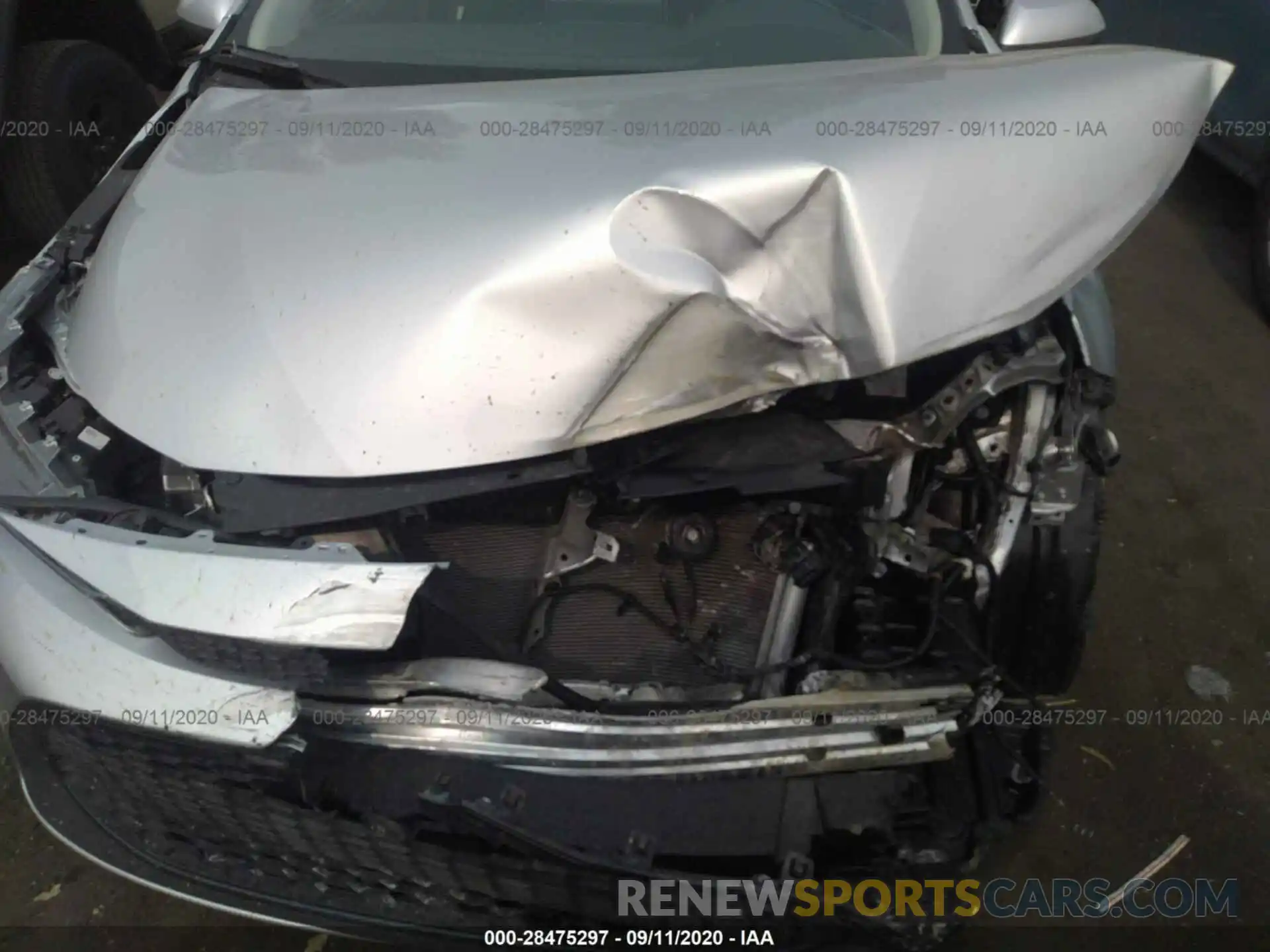 6 Photograph of a damaged car JTDEBRBE2LJ021038 TOYOTA COROLLA 2020